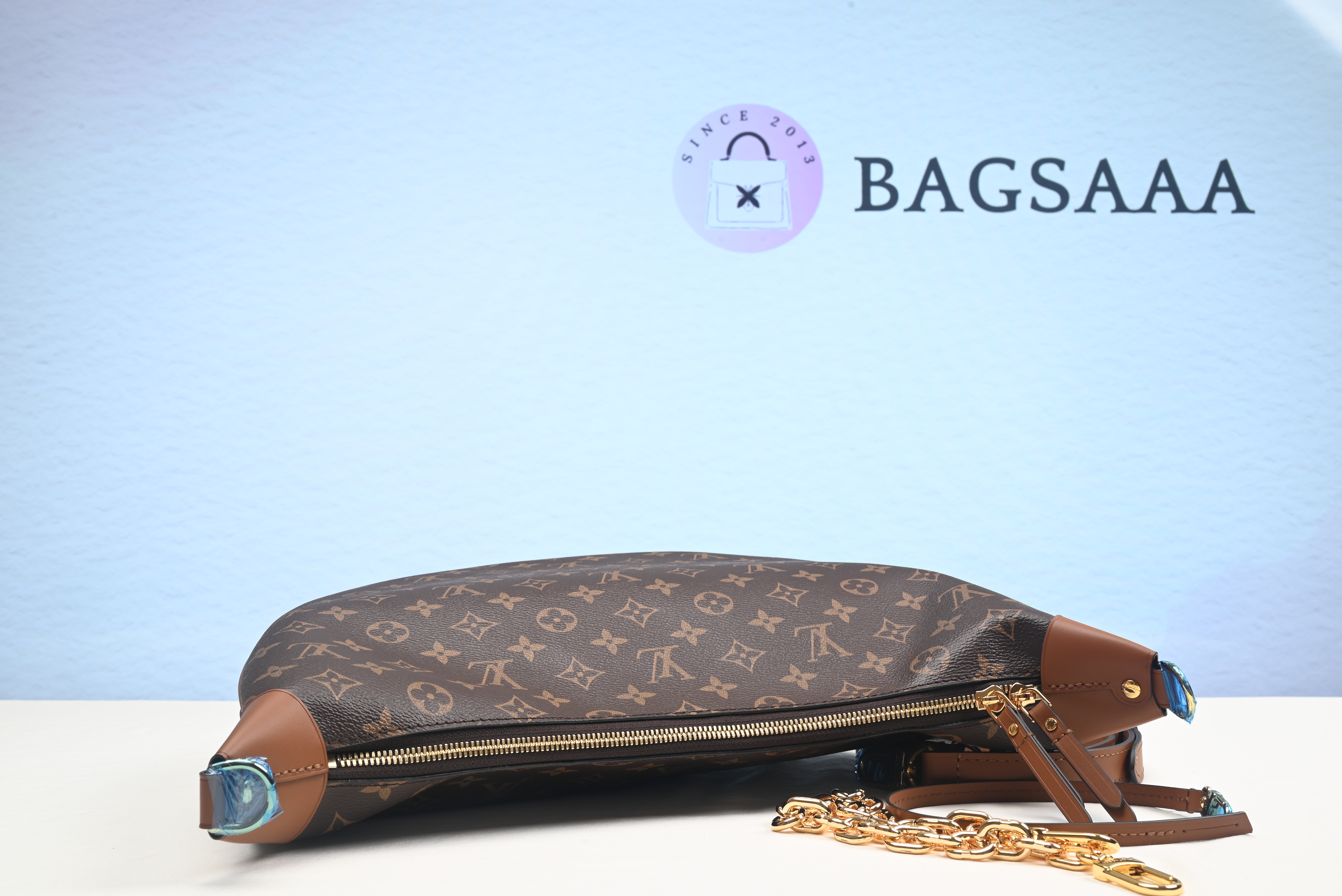 Bagsaaa L0vis Vvtt0n LV Loop Hobo Monogram Canvas Brown - M46311 - 10cm x 26cm x 38cm