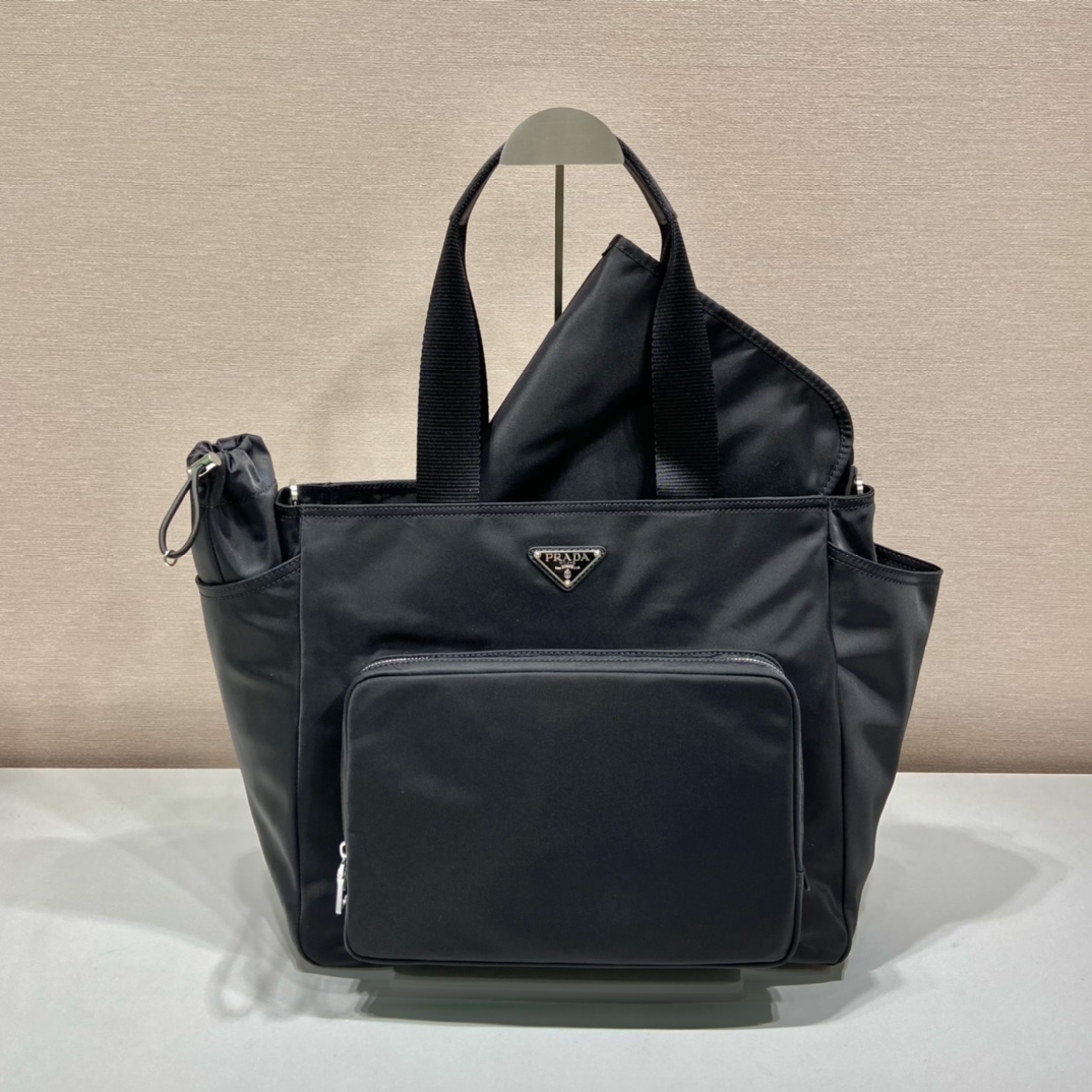 Bagsaaa Pra*a Re-Nylon baby bag - 35x30x17cm