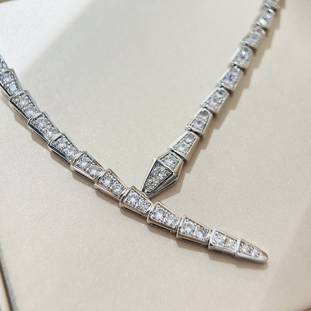 Bagsaaa Bv1g*ai Serpenti Viper Necklace 