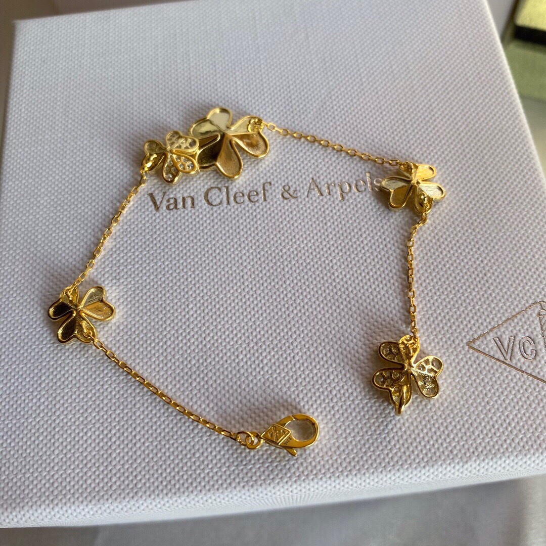 Bagsaaa V*n Cl**f & Arp*1s Frivole 5 flowers Bracelet