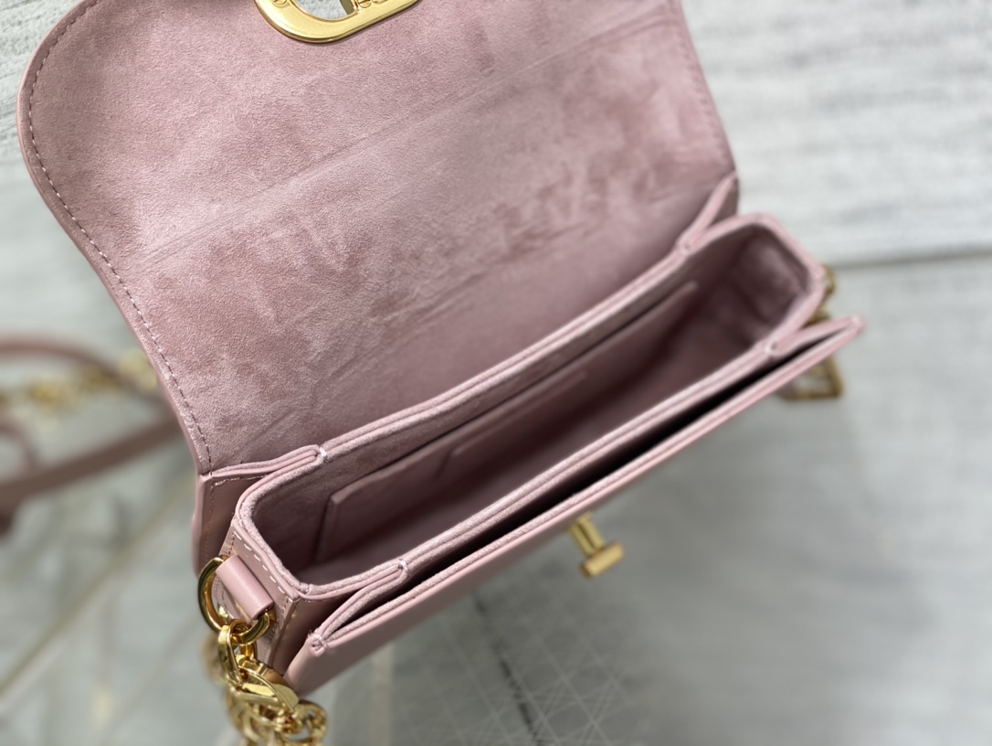 Bagsaaa D10r Montaigne Messenger Pink Bag - 18*4.5*10cm