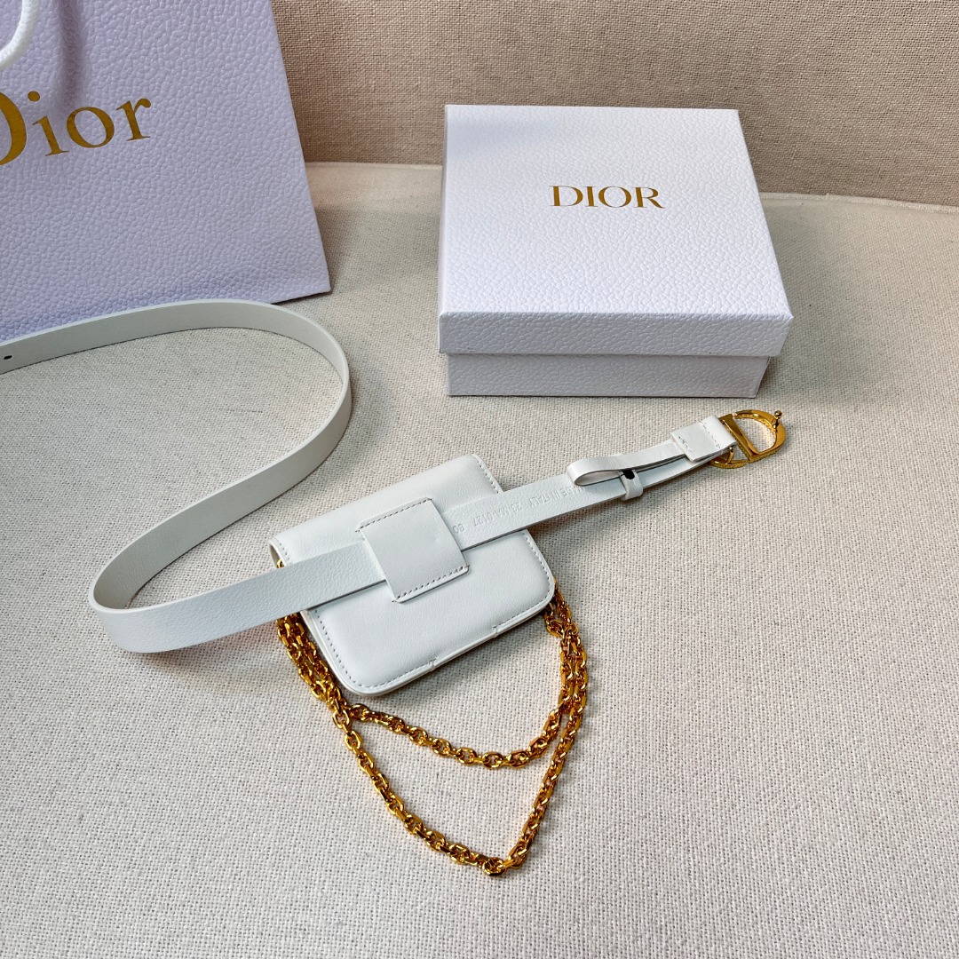 Bagsaaa D10r Removable Pouch White Belt Bag 