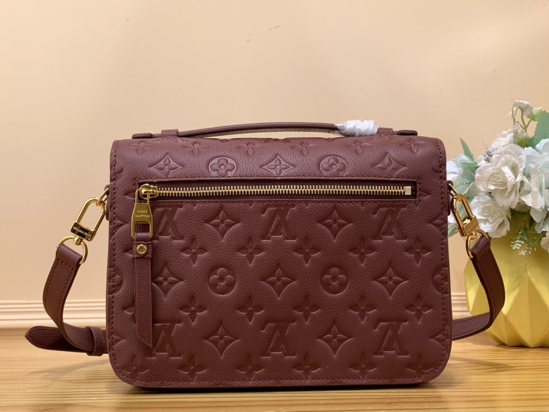 Bagsaaa L0vis Vvtt0n Pochette Metis Burgundy Color - 25 x 19 x 7cm