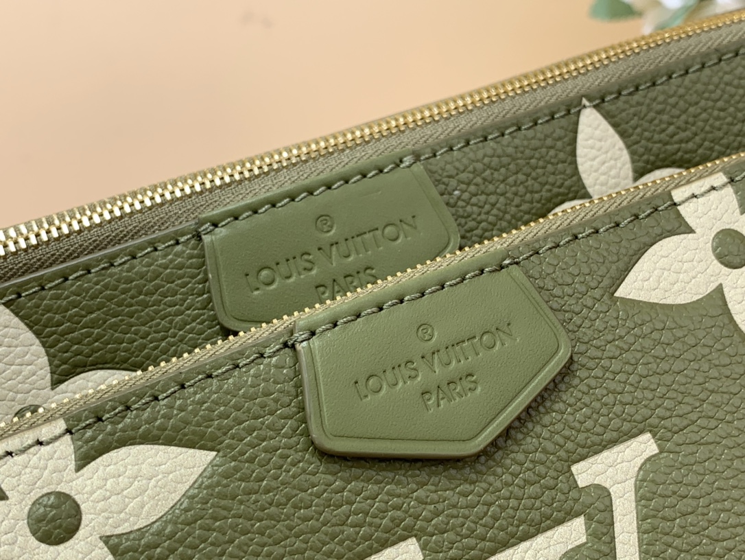 L0vis Vvtt0n MULTI POCHETTE ACCESSOIRES Green - 24x13.5x4cm