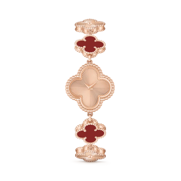 Bagsaaa V*n Cl**f & Arp*1s Sweet Alhambra red watch