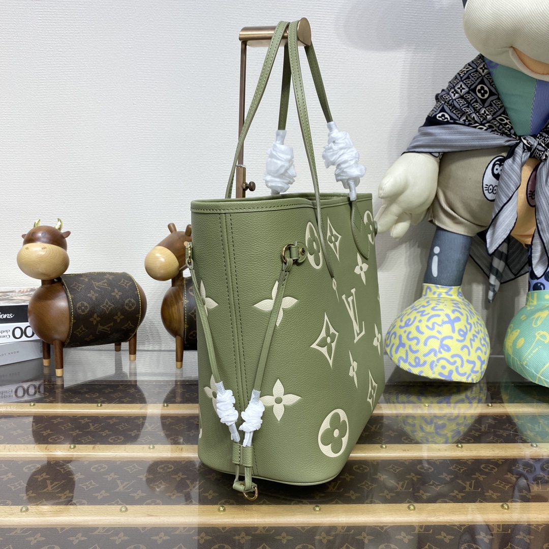 Bagsaaa L0vis Vvtt0n Neverfull MM Monogram Green - 31 x28x14cm