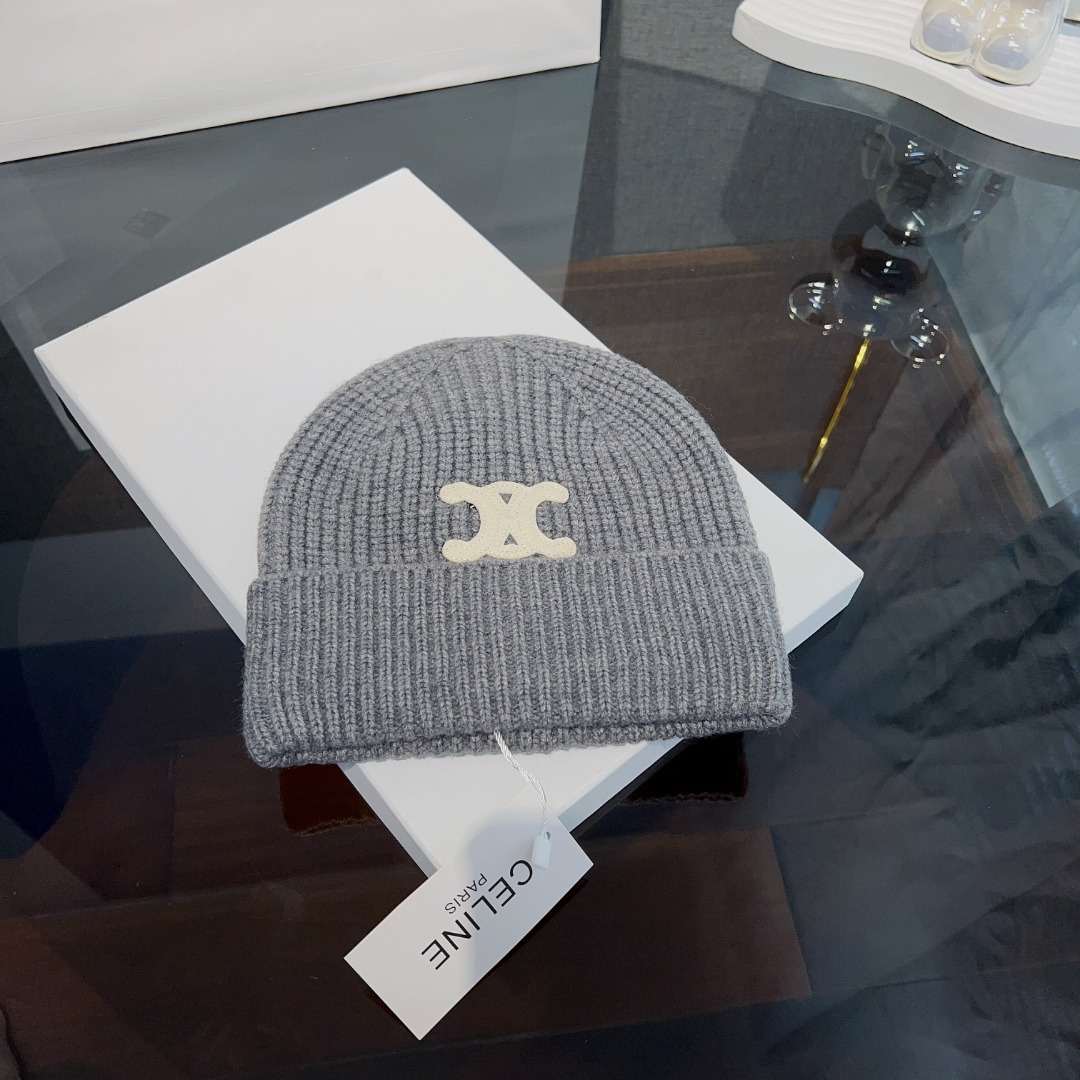 Bagsaaa Ce1i*e Triomphe Logo Beanie