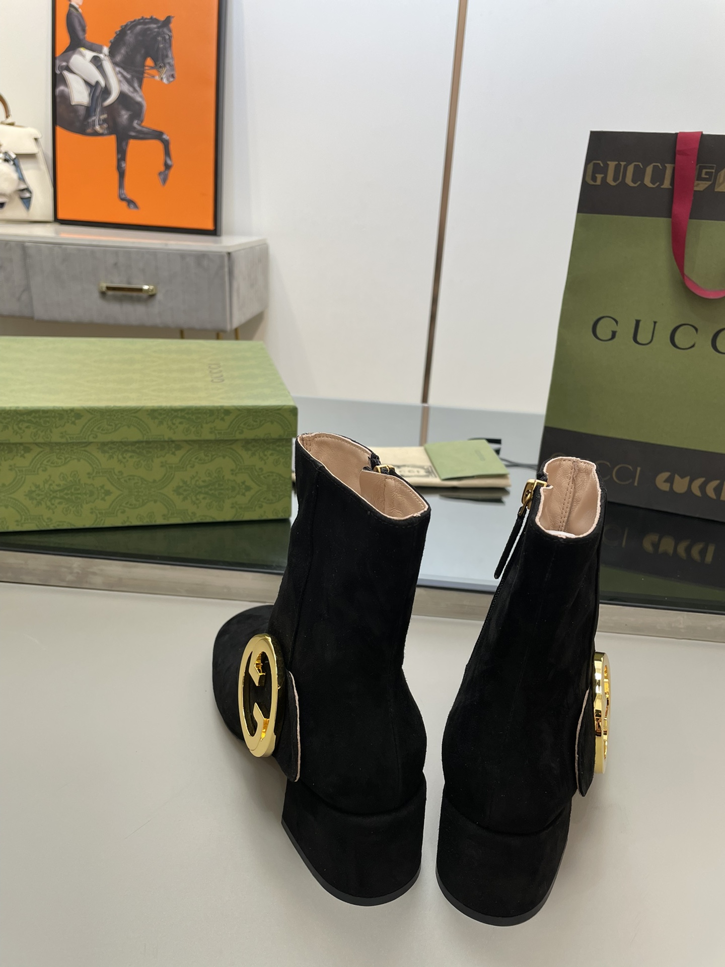 Bagsaaa Gvc*1 Blondie Black Ankle Boots
