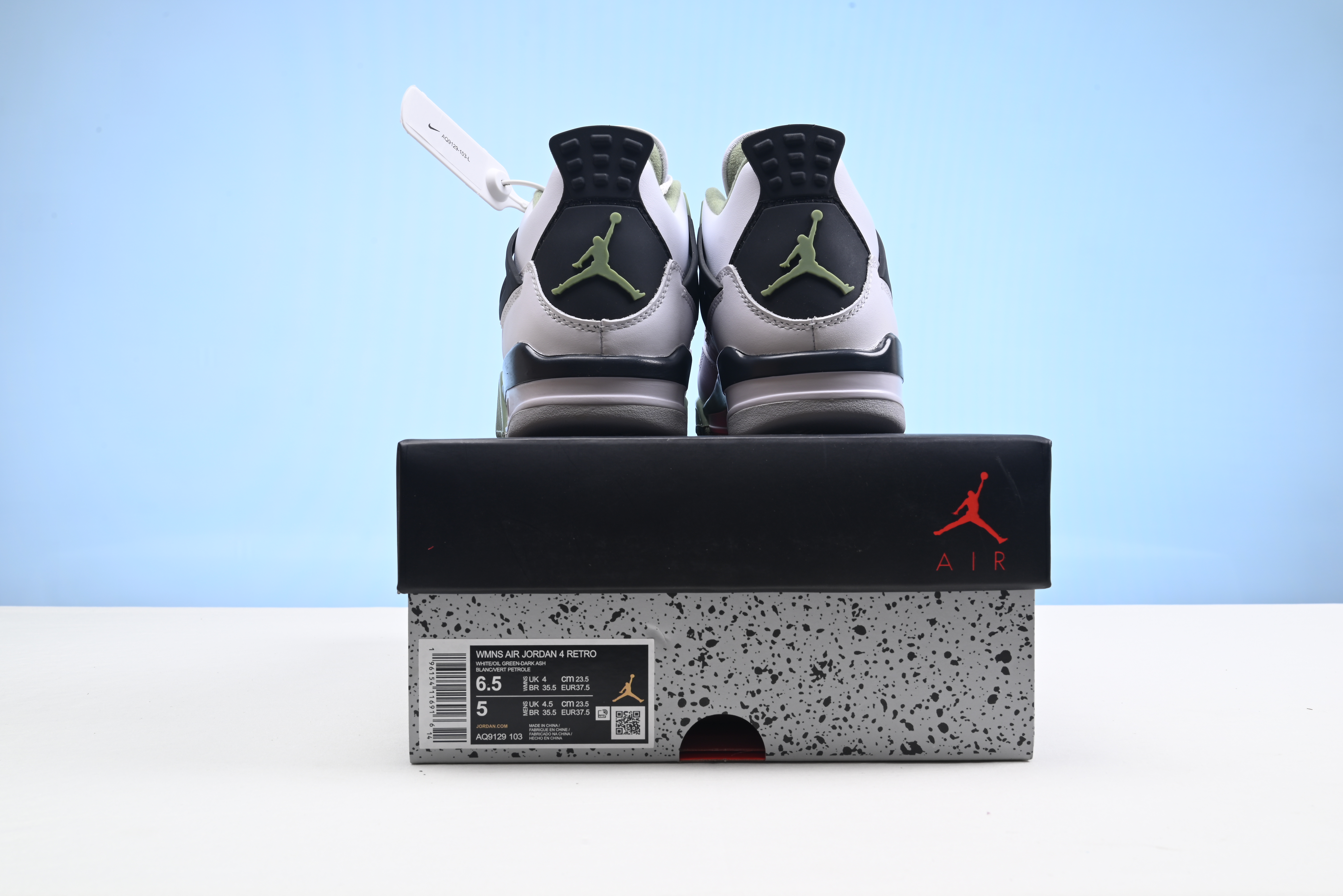 Air Jordan 4 Retro Oil Green