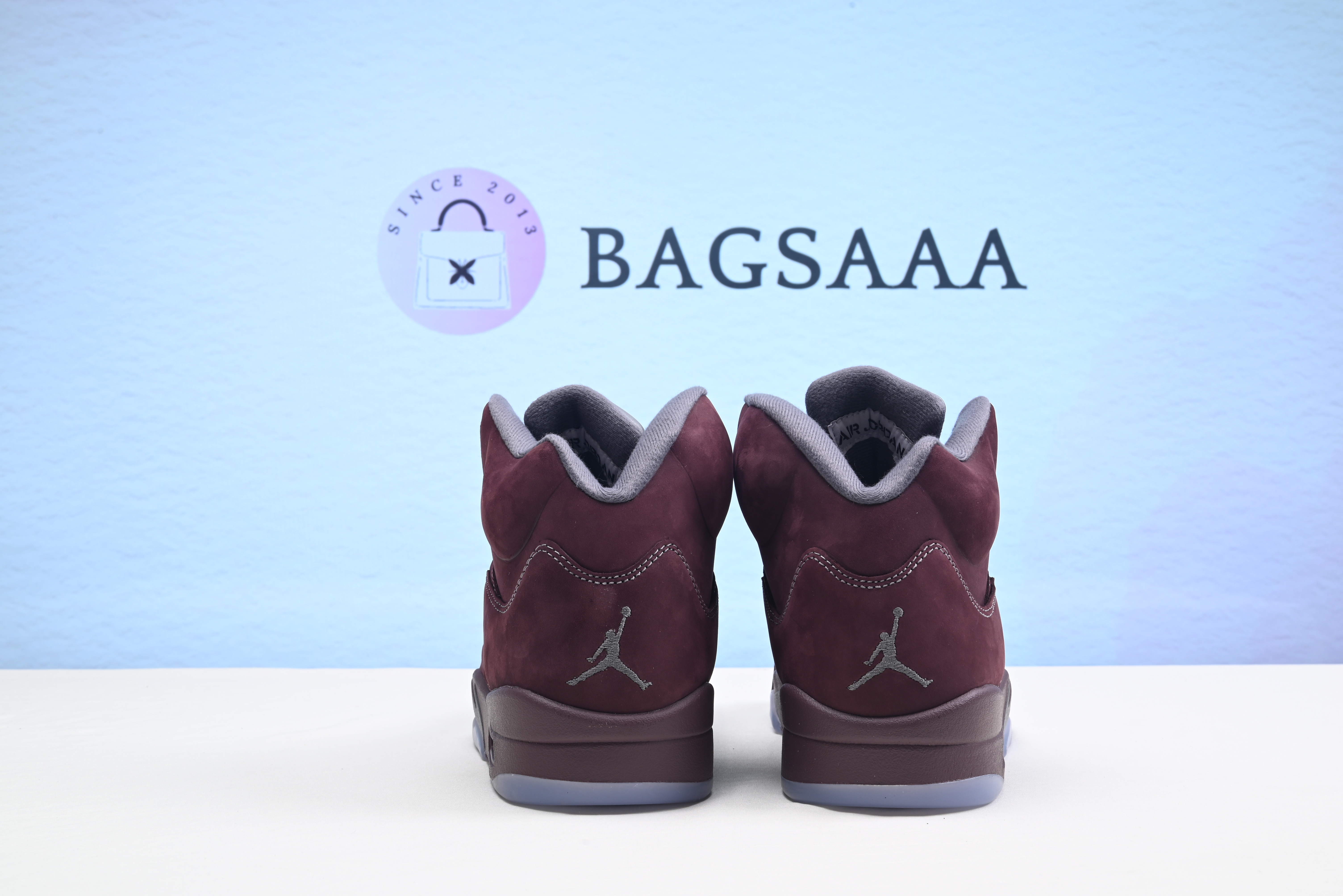 Bagsaaa Nike Air Jordan Burgundy Air Jordan 5 Retro High Sneaker