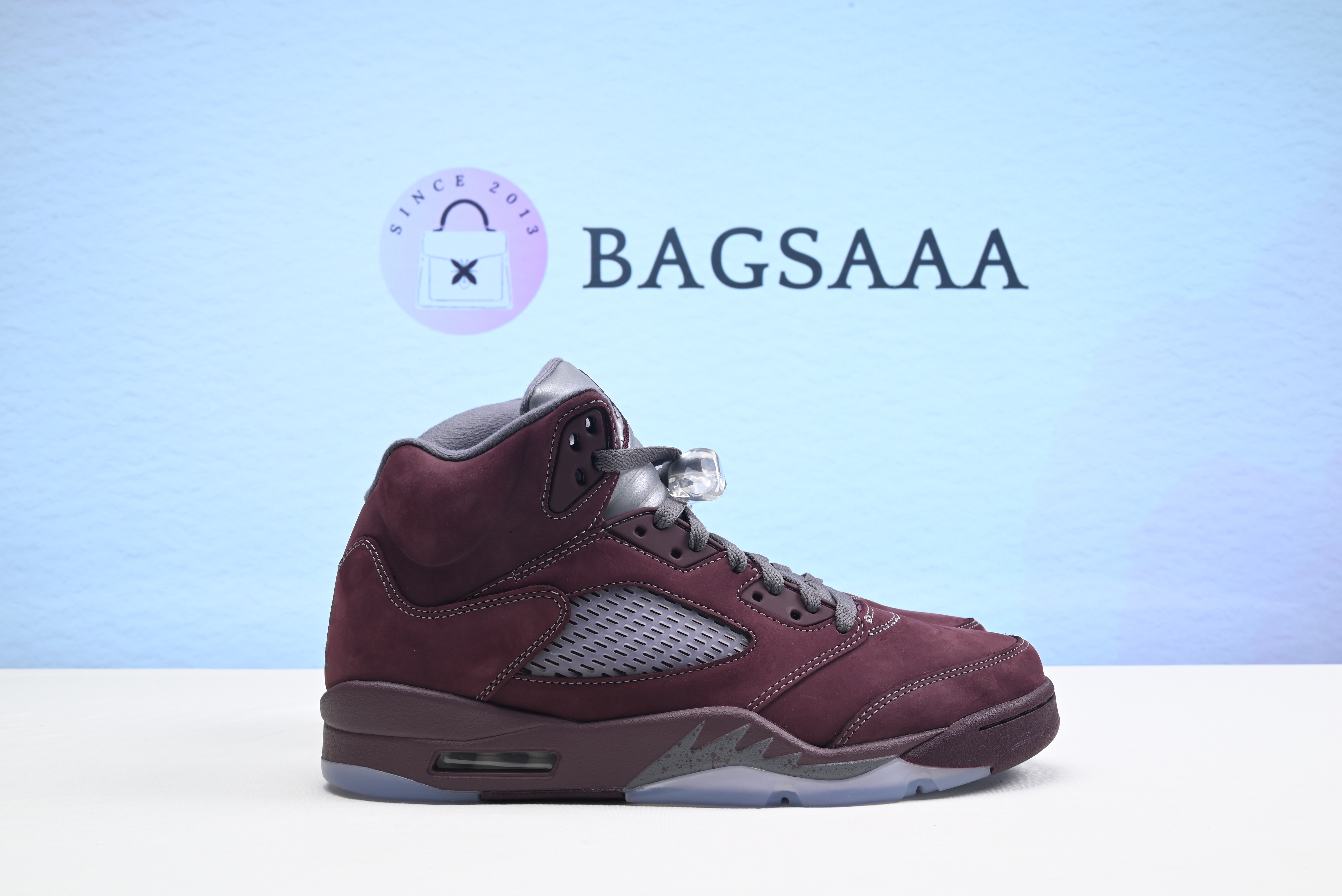 Bagsaaa Nike Air Jordan Burgundy Air Jordan 5 Retro High Sneaker