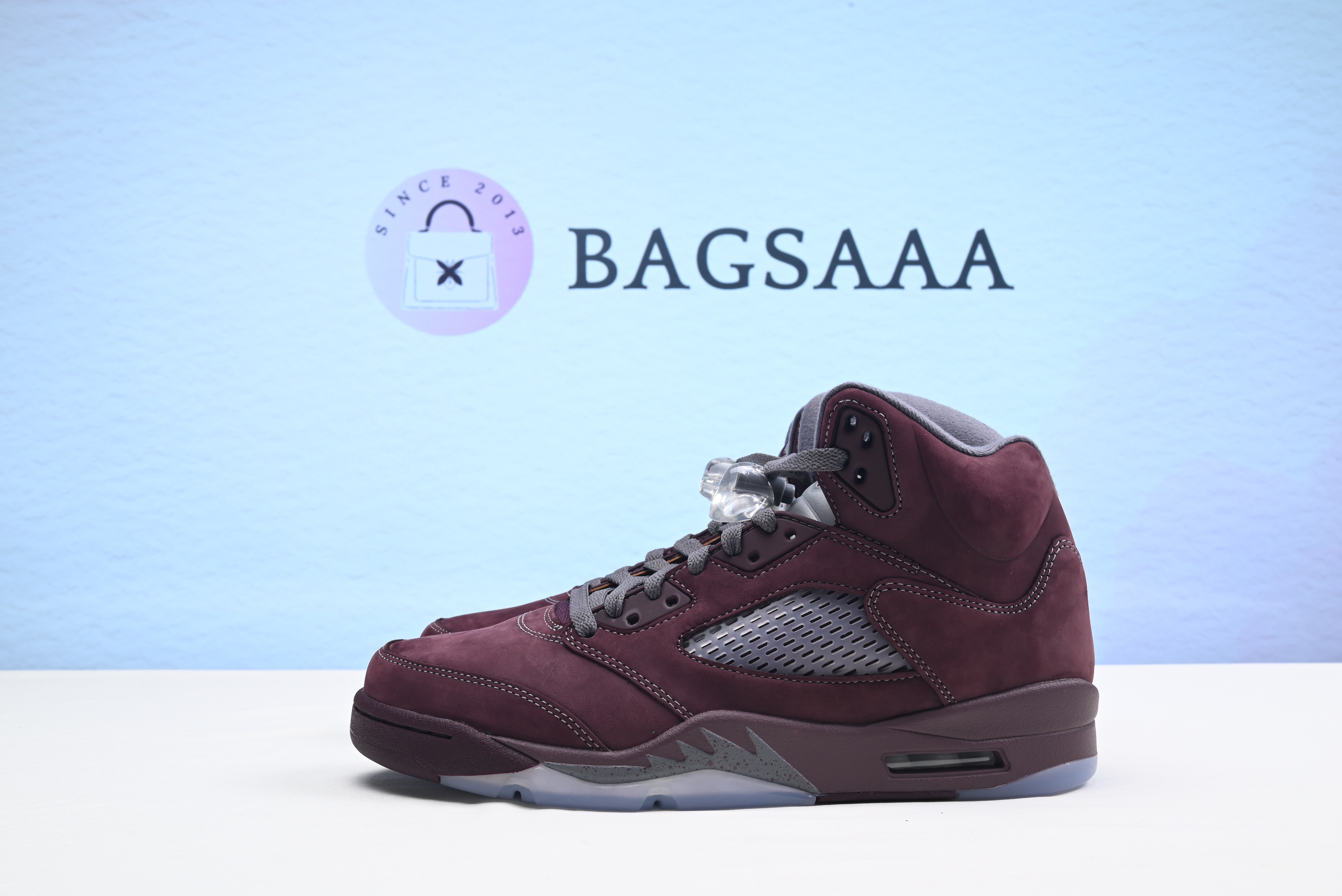 Bagsaaa Nike Air Jordan Burgundy Air Jordan 5 Retro High Sneaker