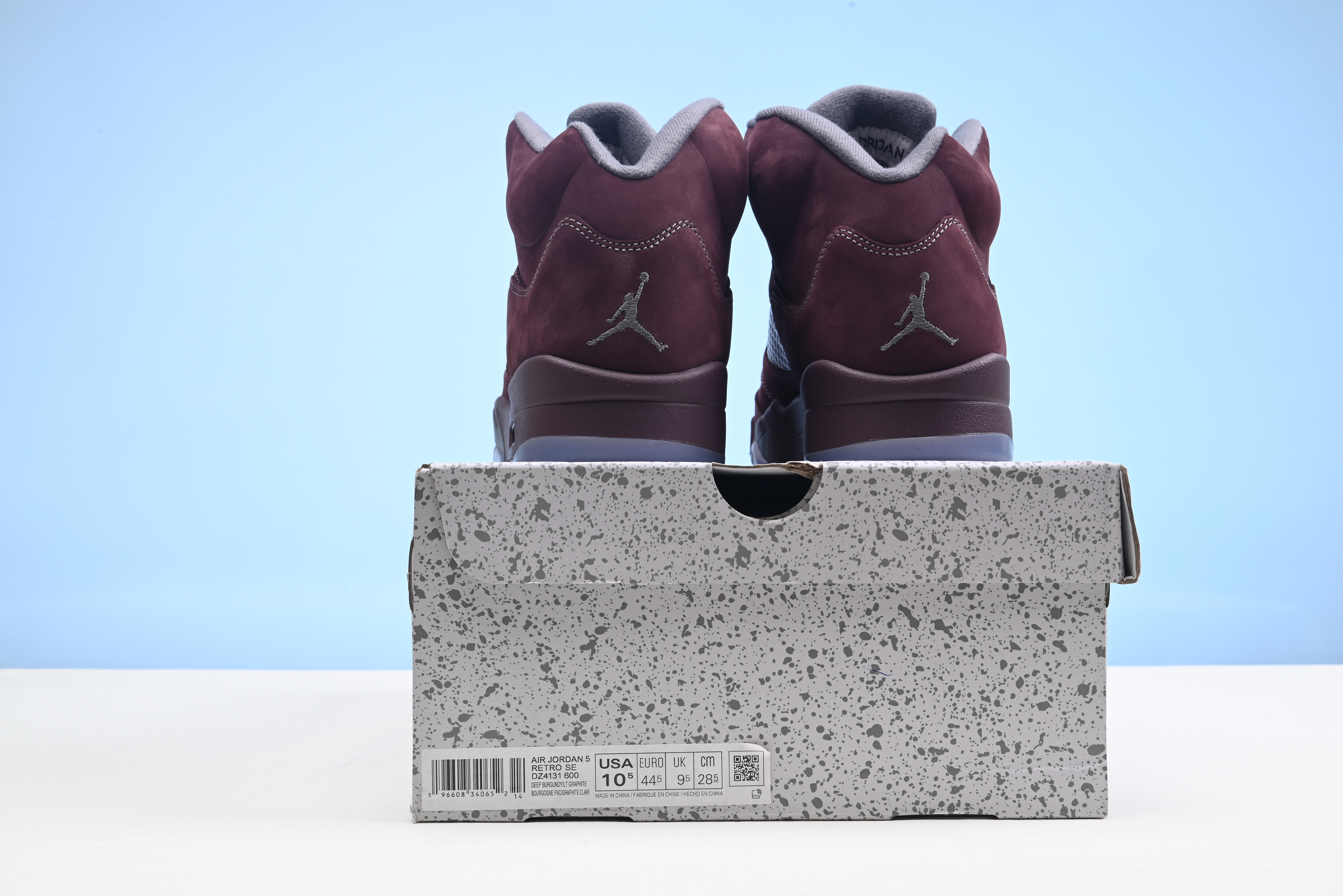 Bagsaaa Nike Air Jordan Burgundy Air Jordan 5 Retro High Sneaker