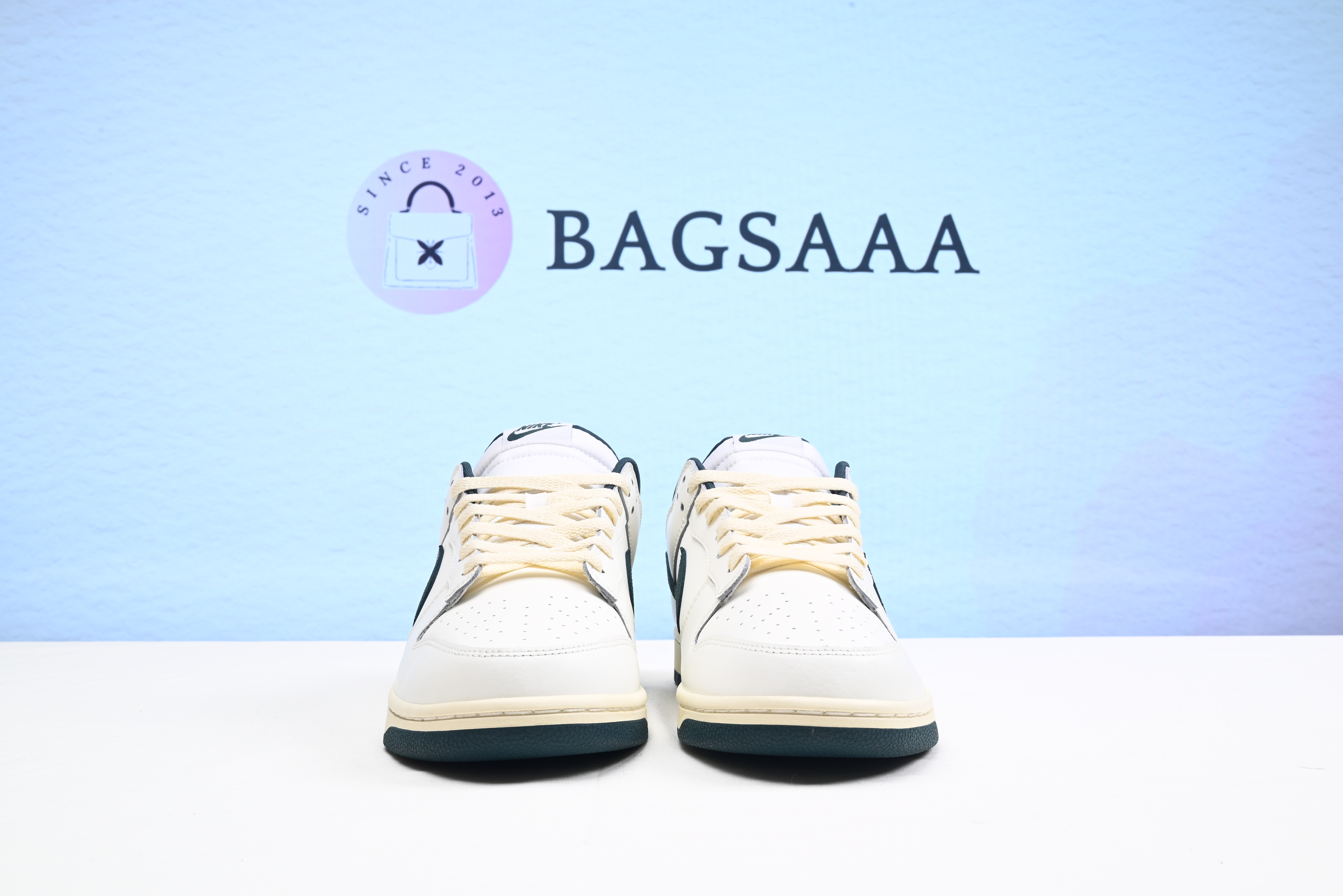 Nike SB Dunk Low Athletic Department Deep Jungle Coconut Milk White