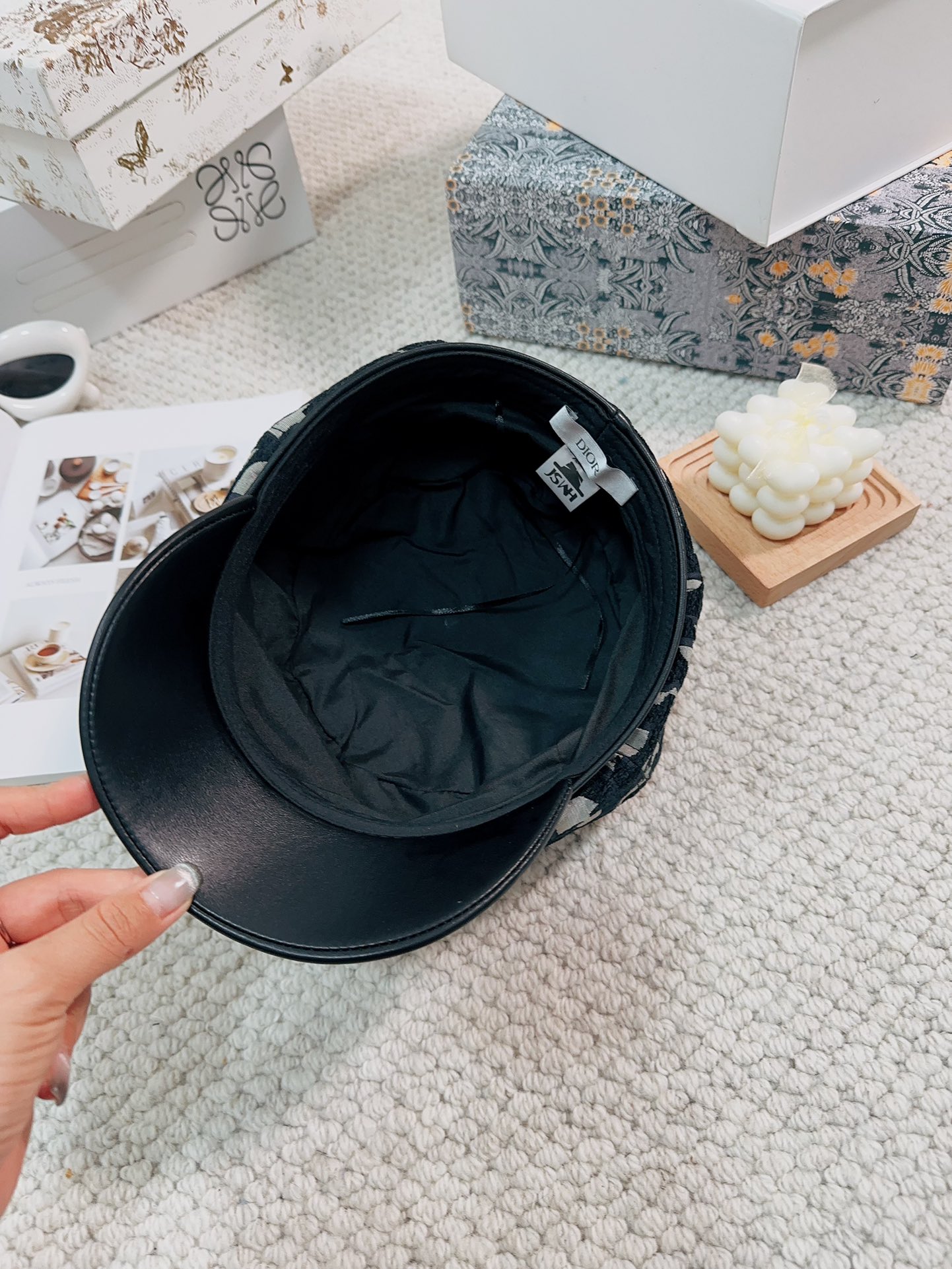 Bagsaaa D10r Black CD Logo Cap 