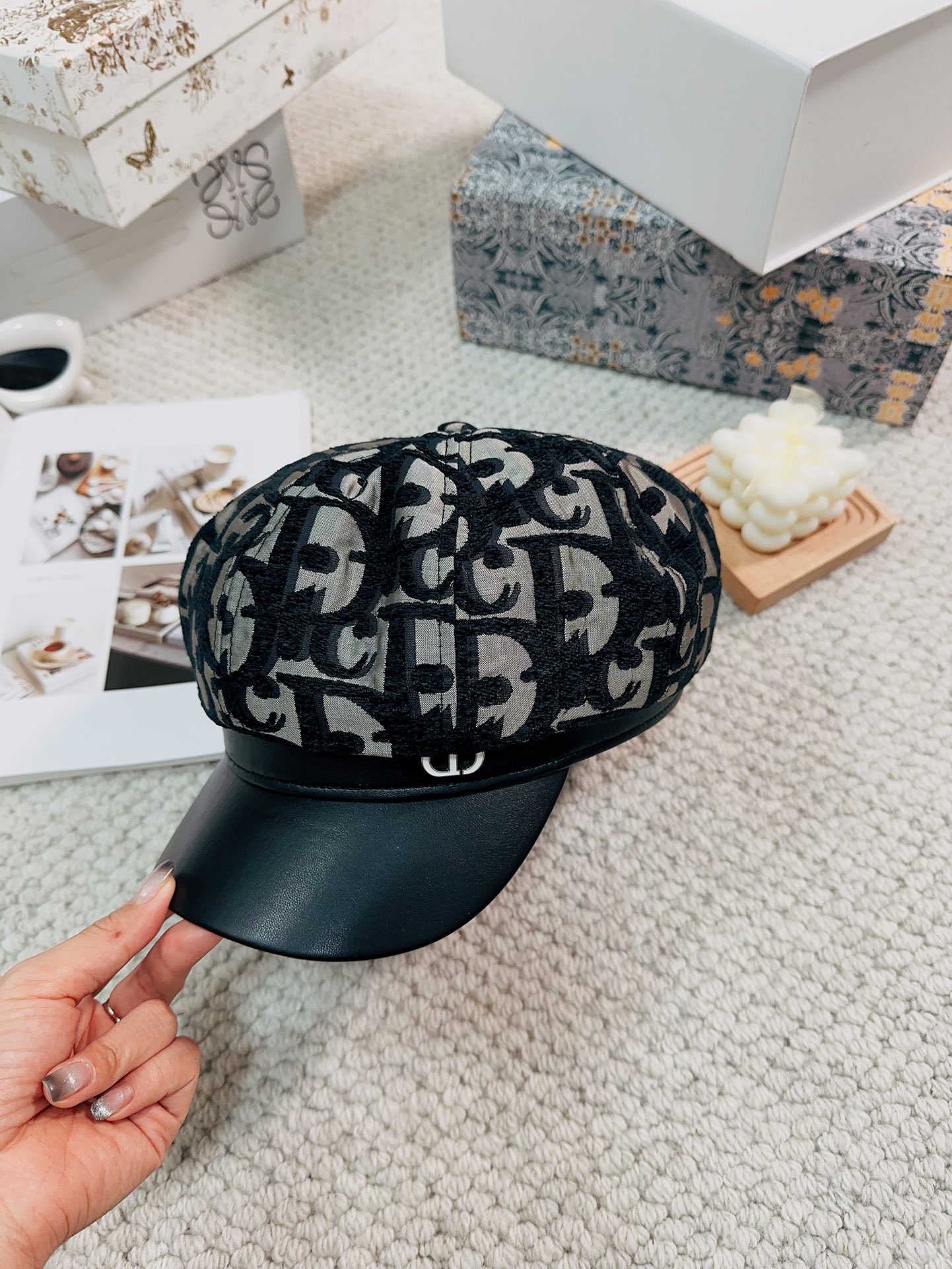 Bagsaaa D10r Black CD Logo Cap 