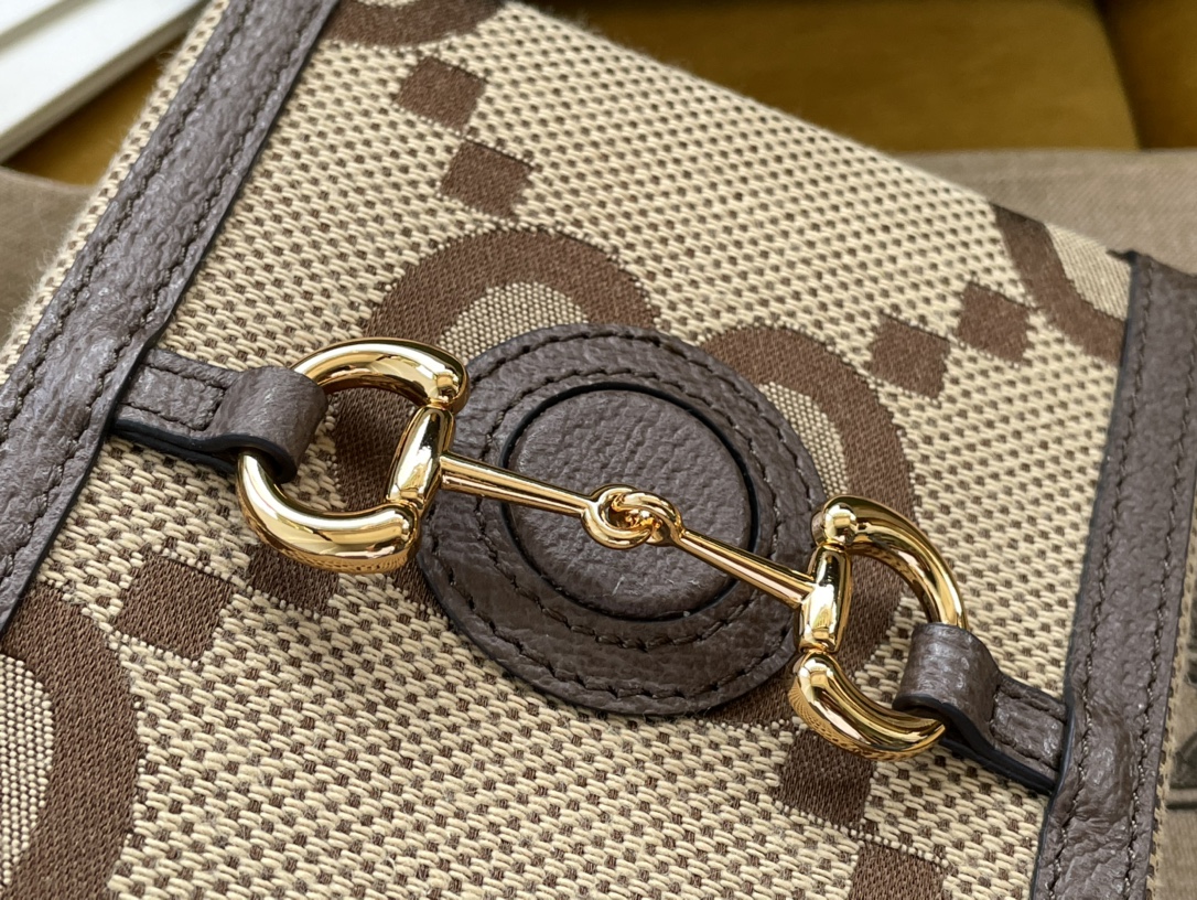 Bagsaaa Gvc*1 1955 Horsebit Mini Bag GG Brown 11.5/17/4cm
