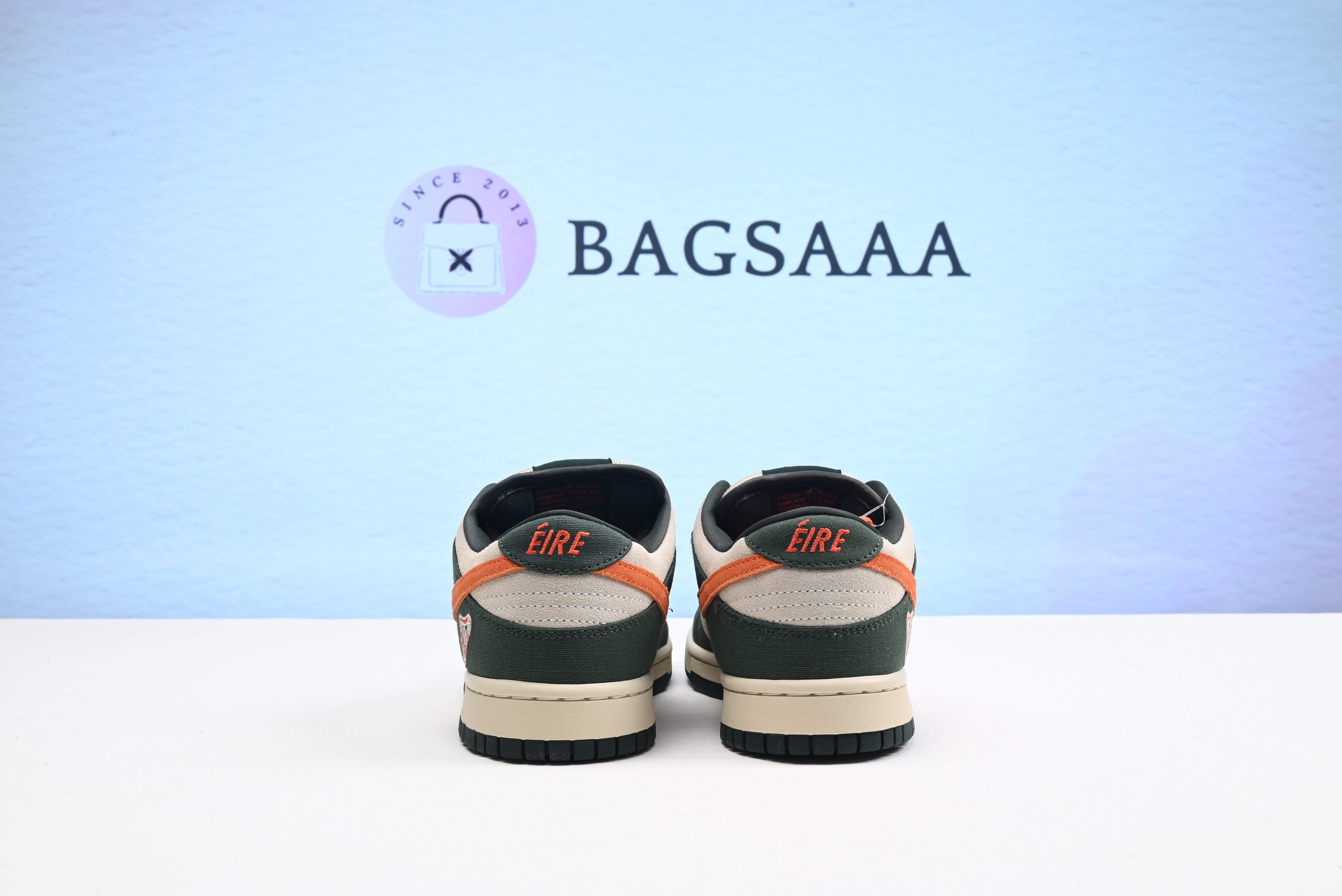 Nike SB Green and Orange – SB Dunk Low Eire Net Deep Orange Rep