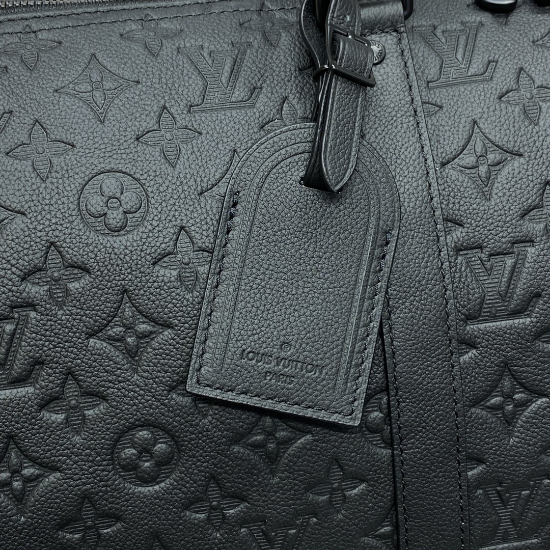 Bagsaaa L0vis Vvtt0n Keepall Black Monogram 50*29*22 cm