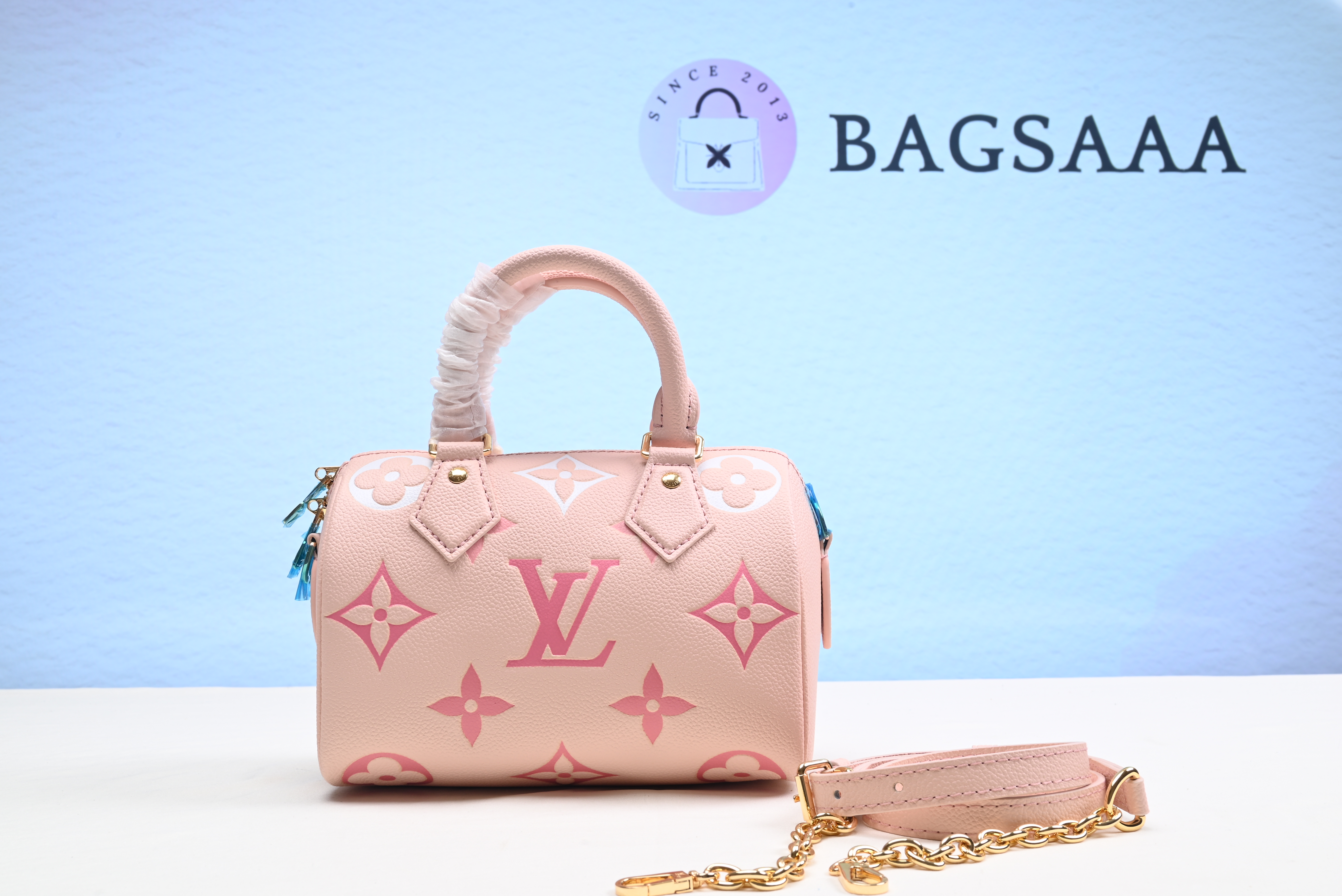 Bagsaaa Speedy Bandoulière 20 Rose - 20.5 x 13.5 x 12 cm