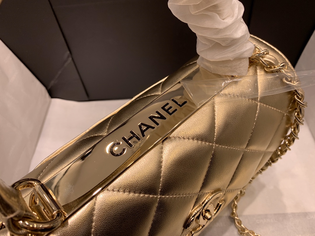 Bagsaaa Ch**el Trendy CC Gold 