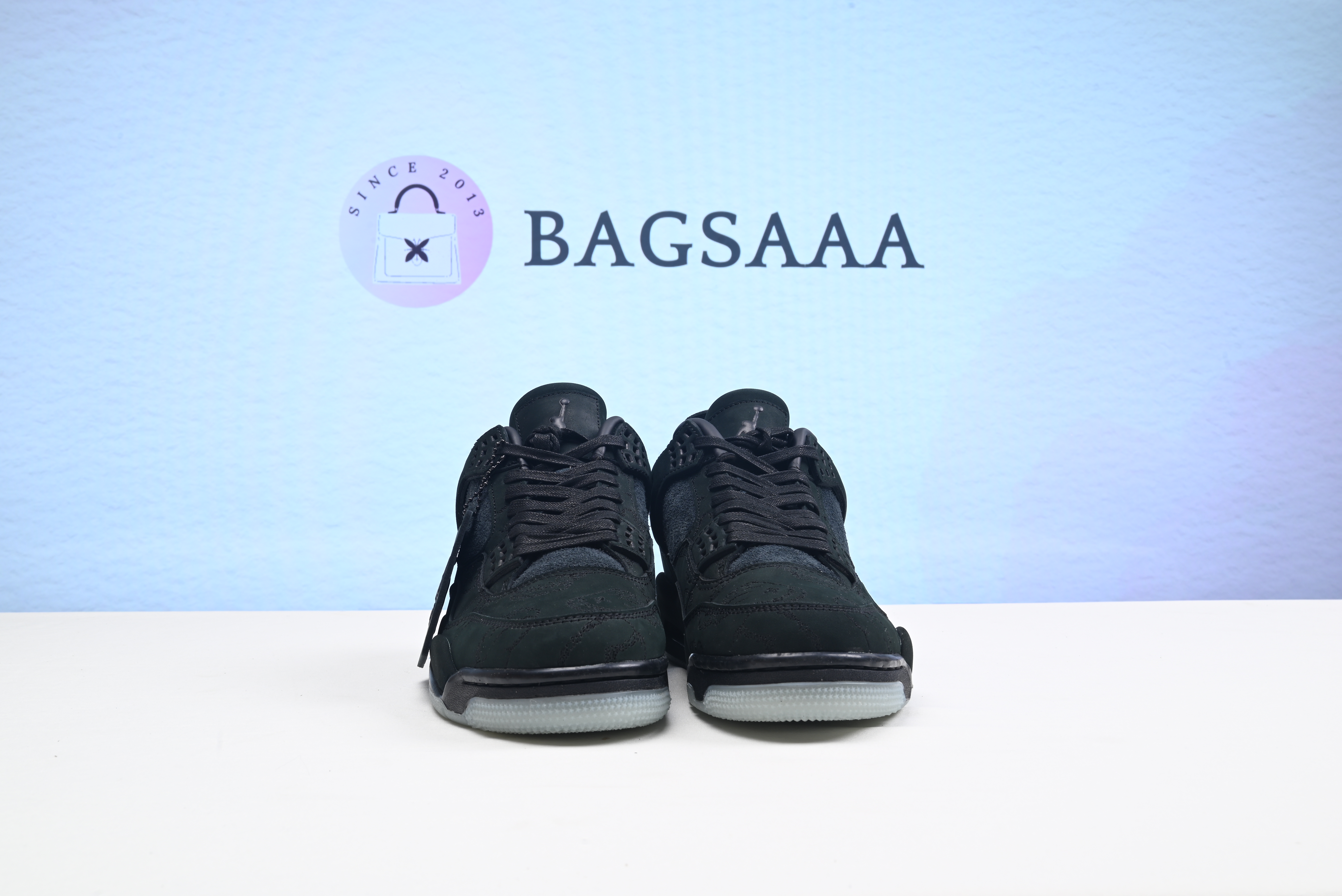 Nikoe Air Jordan 4 Retro Kaws Black