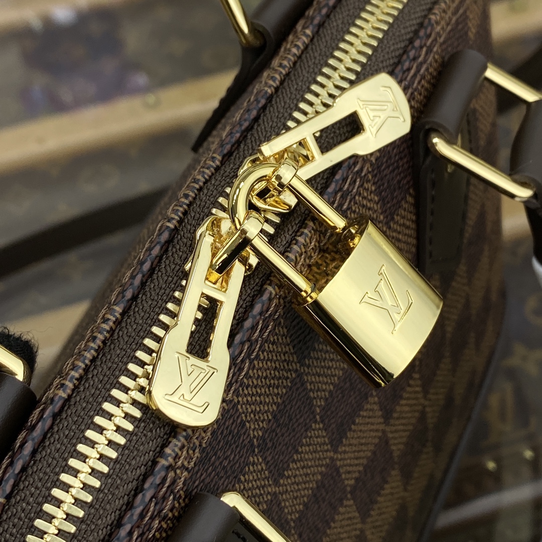 Bagsaaa L0vis Vvtt0n Alma BB Ma1s0n Damier Ebene - 23.5 x 17.5 x 11.5 cm 
