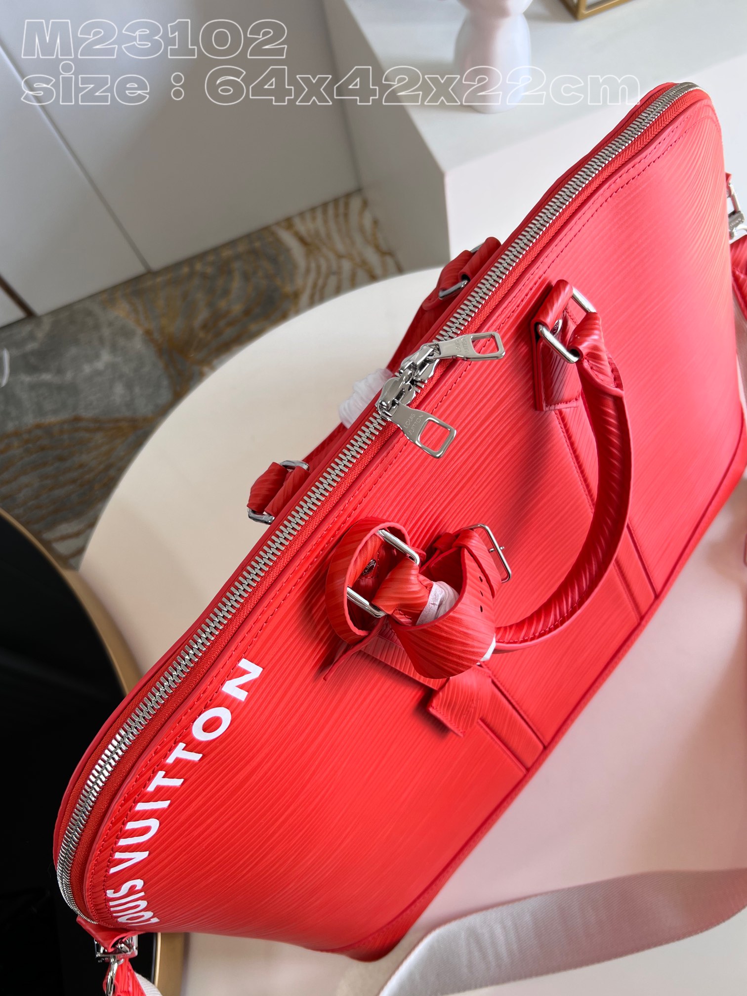 Bagsaaa L0vis Vvtt0n Alma Travel GM Red - 64 x 42 x 22 cm