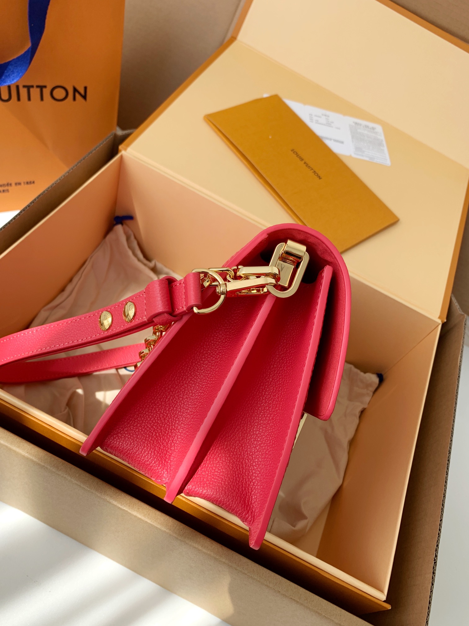 Bagsaaa L0vis Vvtt0n Dauphine MM Pink