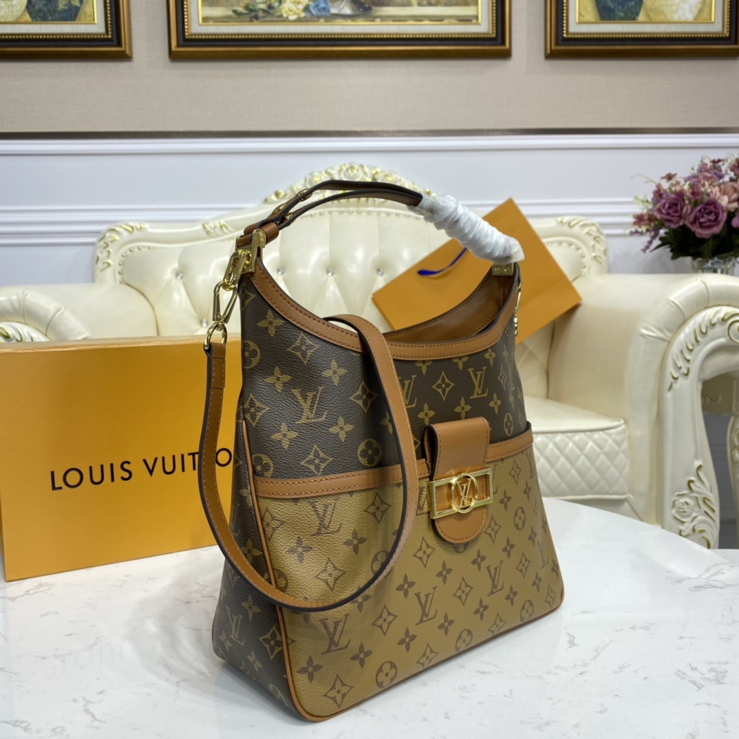 Bagsaaa L0vis Vvtt0n Dauphine Hobo - 31x 31x 12.5cm 