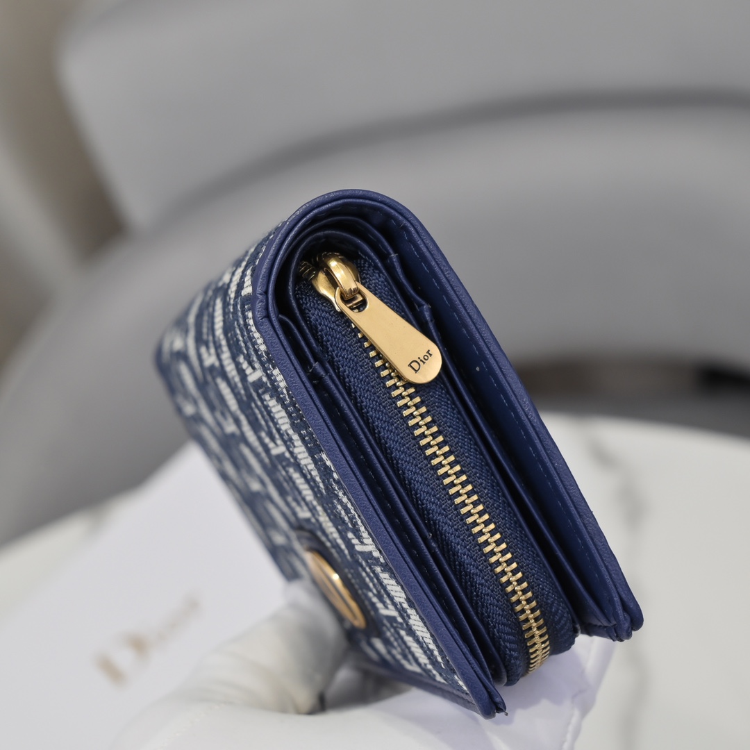 Bagsaaa D10r Oblique Wallet Blue - 13.5*9.5*3.5