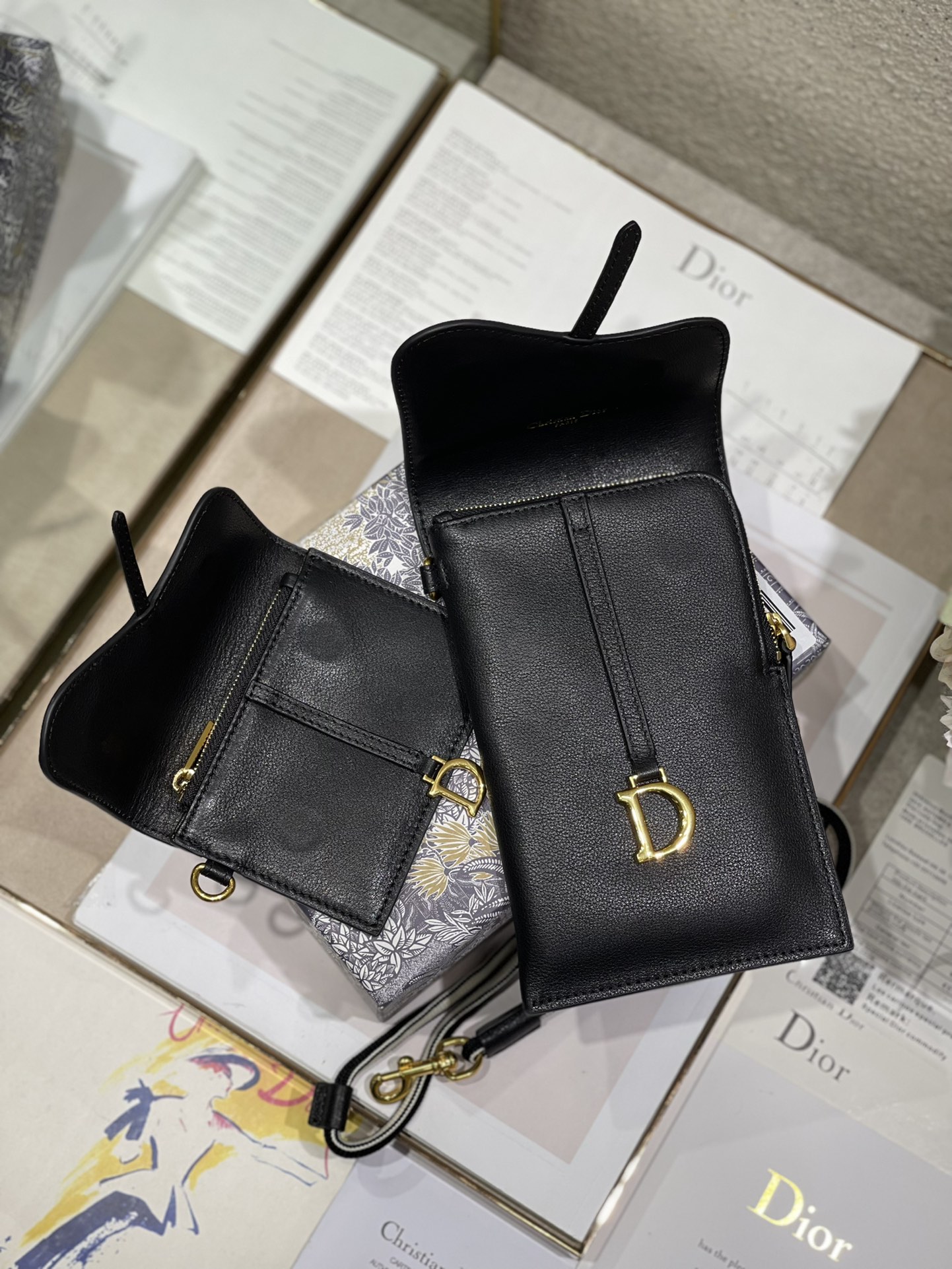 Bagsaaa D10r SaddleMultifunctional Pouch Black - 18.5x12x7.5cm