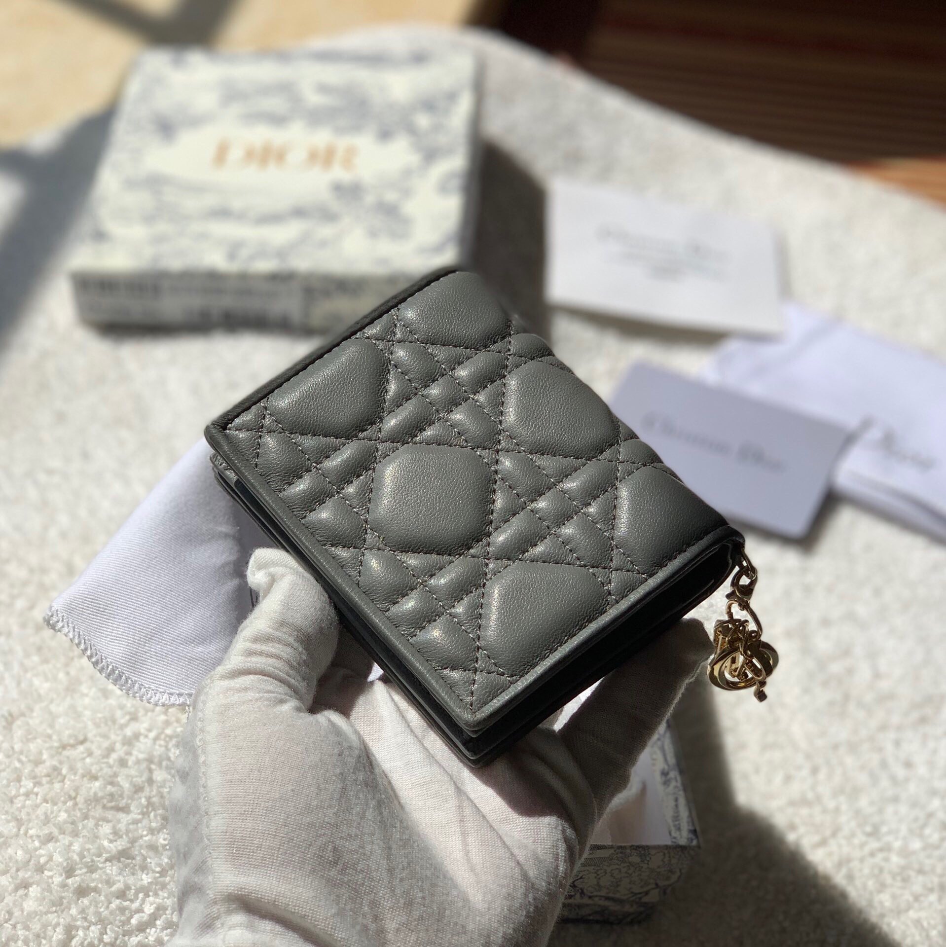 Bagsaaa D10r Coin Purse Grey - 11x9cm