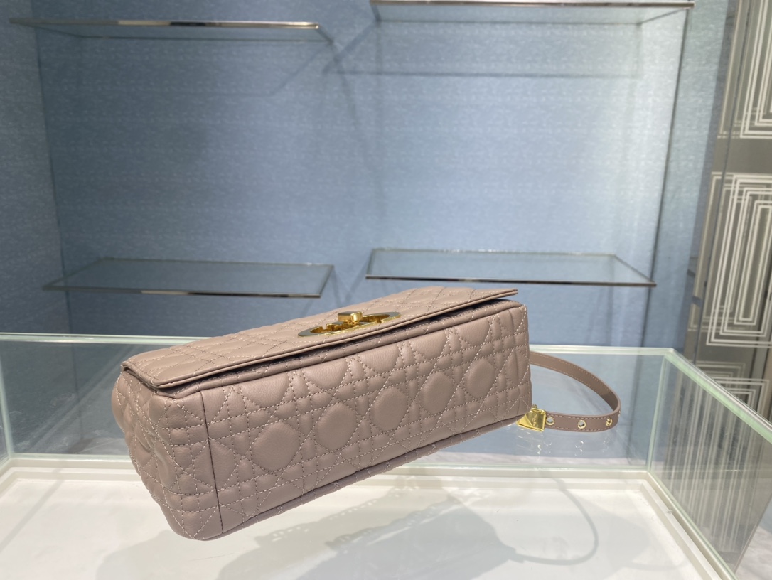 Bagsaaa D10r Large Caro Taupe Cannage - 28x17x9cm