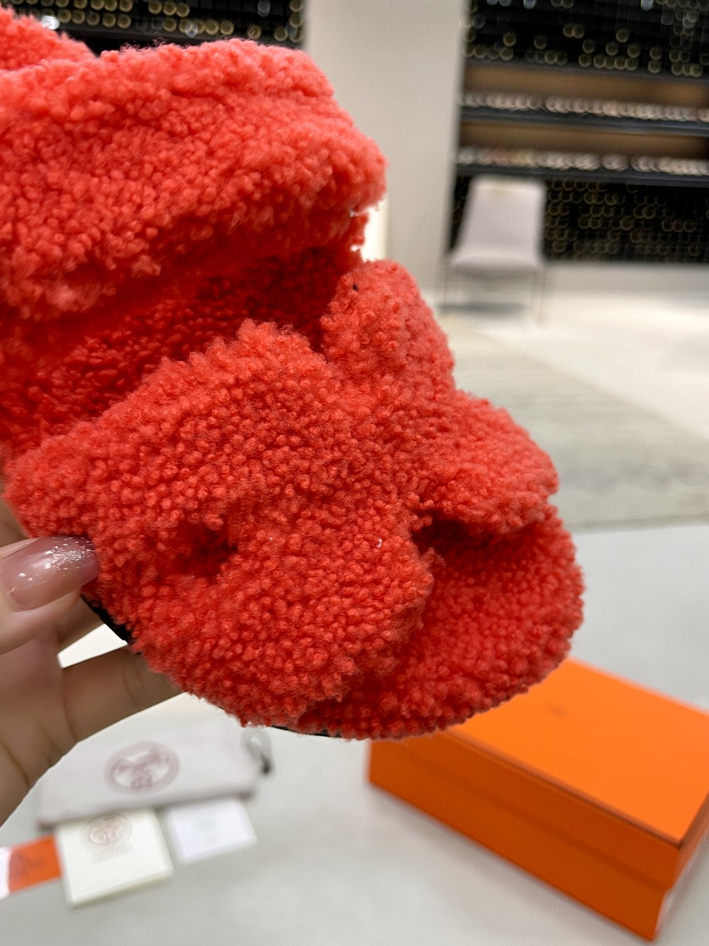 Bagsaaa H**me5 Chypre Sandals Orange