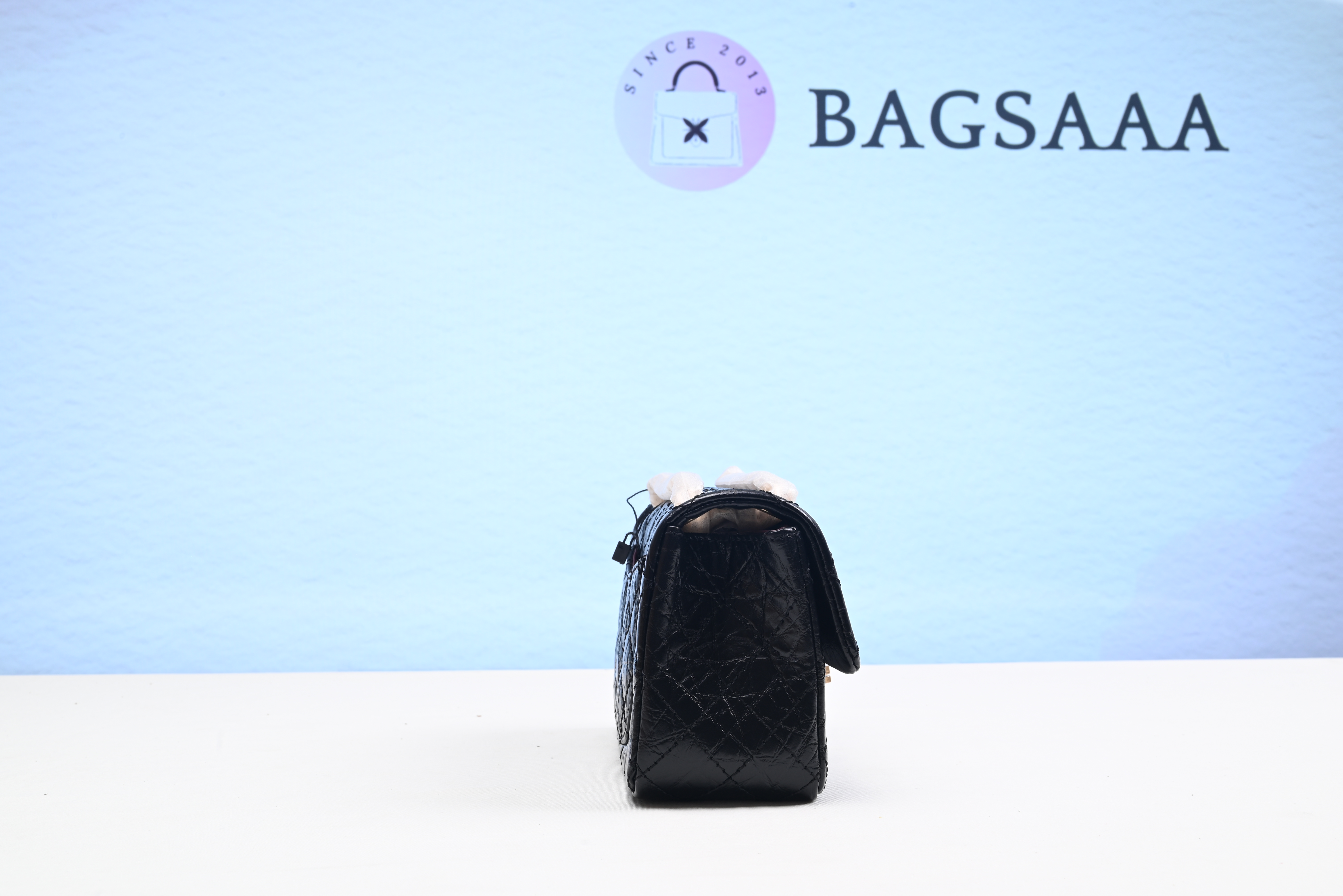 Bagsaaa Ch**el flap Bag Quilted 2.55 Reissue Black Bag - 20cm