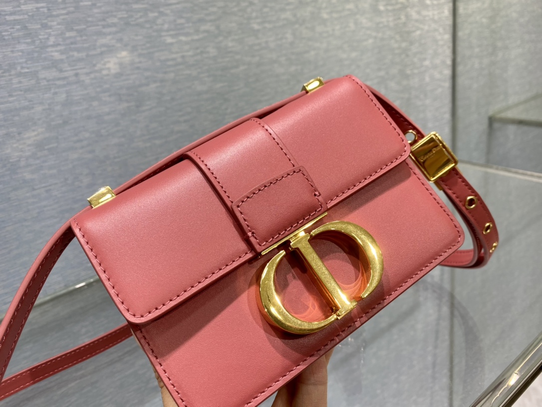 Bagsaaa D10r Mini Montaigne Dark Pink Bag - 15x11x4cm