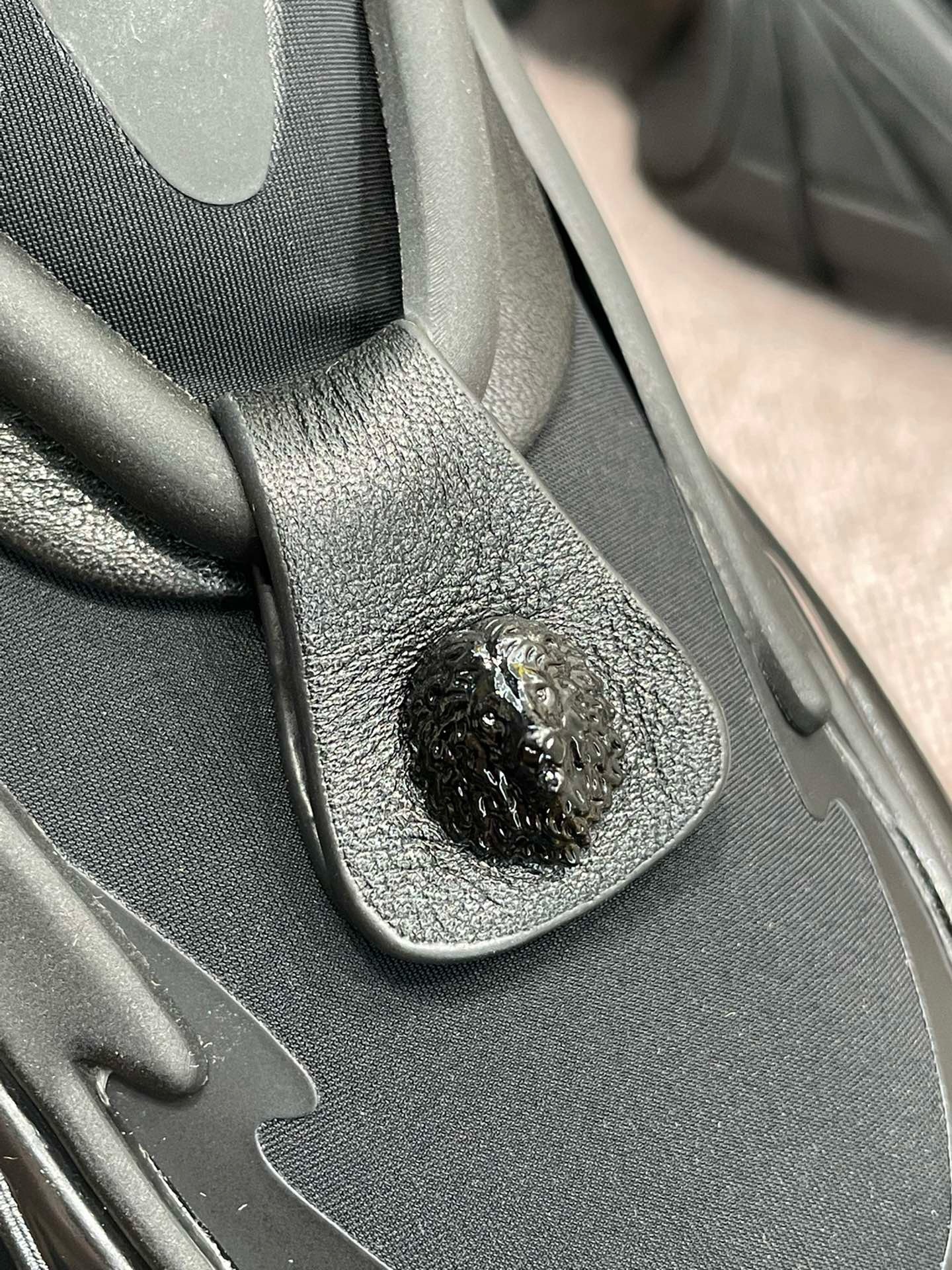 Balmain Black Unicorn Neoprene & Leather Sneakers