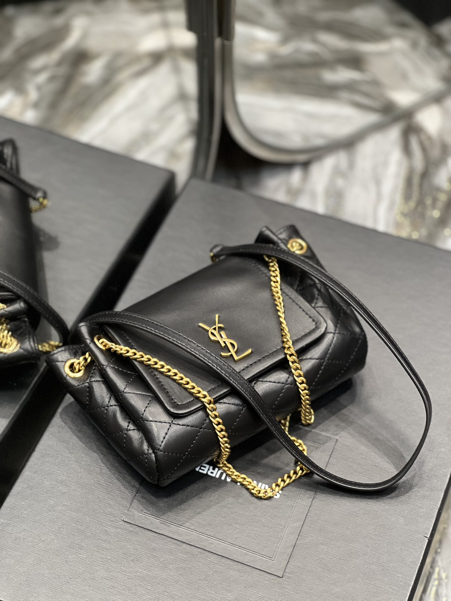 Bagsaaa Mini Nolita Black - 18x13x6cm