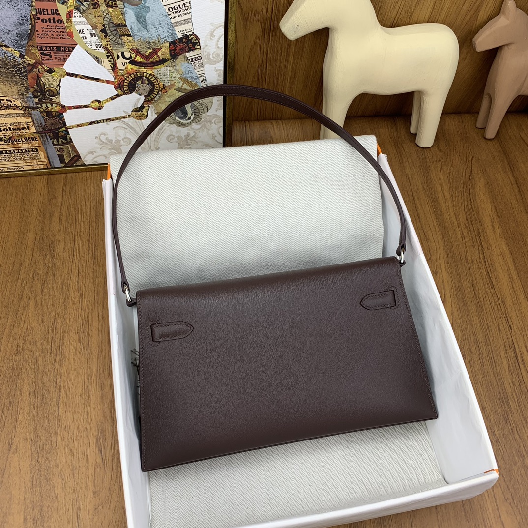 Bagsaaa H**me5 Kelly Elan Chamkila Brown - 28x16x4cm 