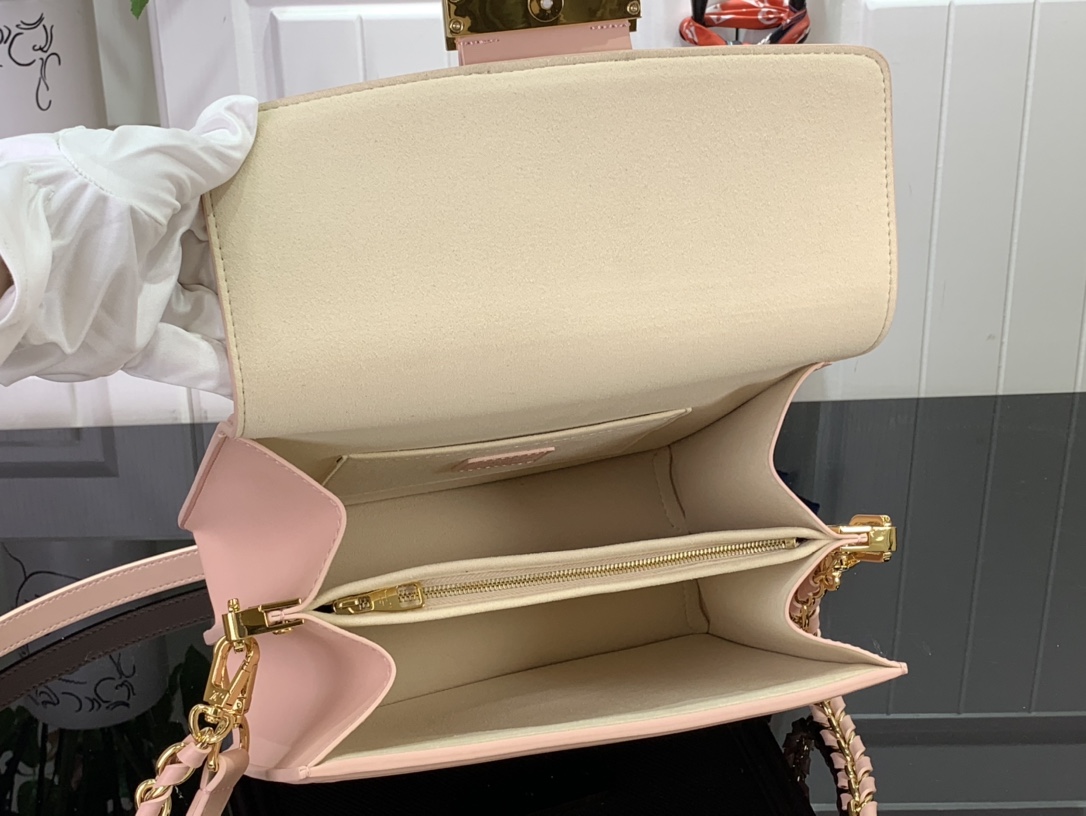 Bagsaaa L0vis Vvtt0n Dauphine MM Epi Leather Pink - 25 x 17 x 10.5 cm
