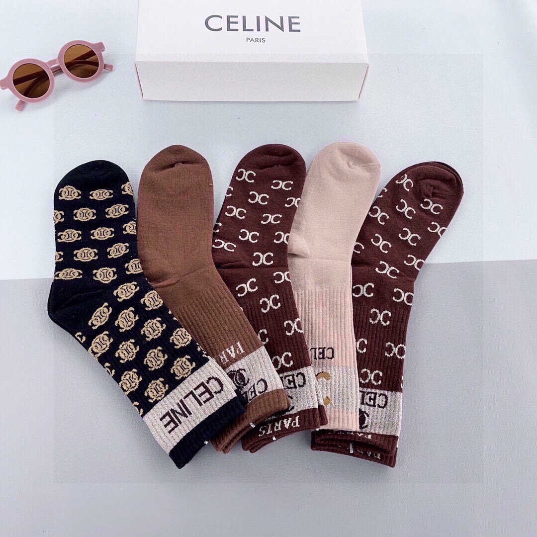 Bagsaaa Set Ce1i*e Socks 4 styles
