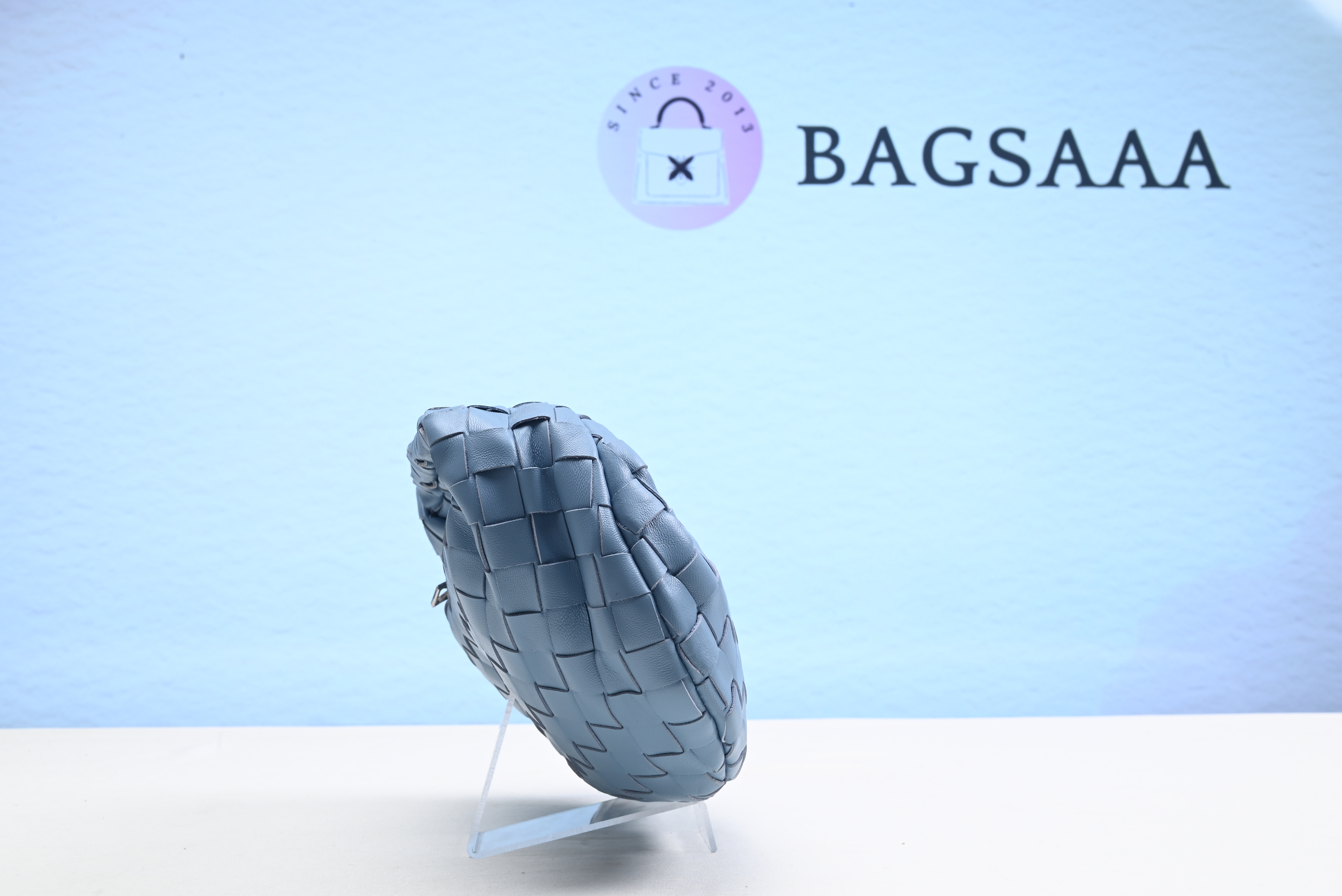 Bagsaaa B0tt*ga Ven*ta Blue Jodie Bag - 28cm