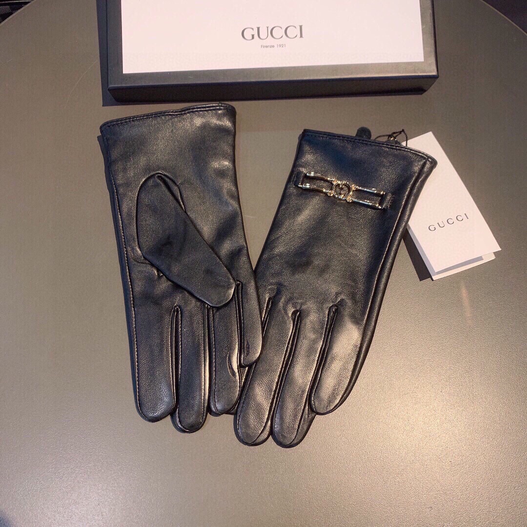 Bagsaaa Gvc*1 Black Leather Gloves