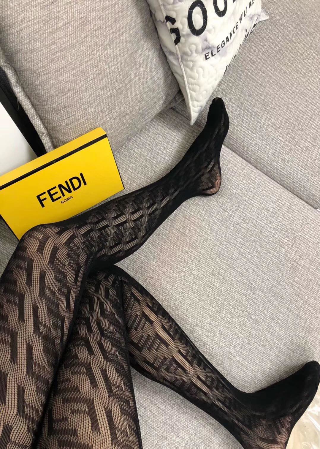 Bagsaaa F**di Black Tights 