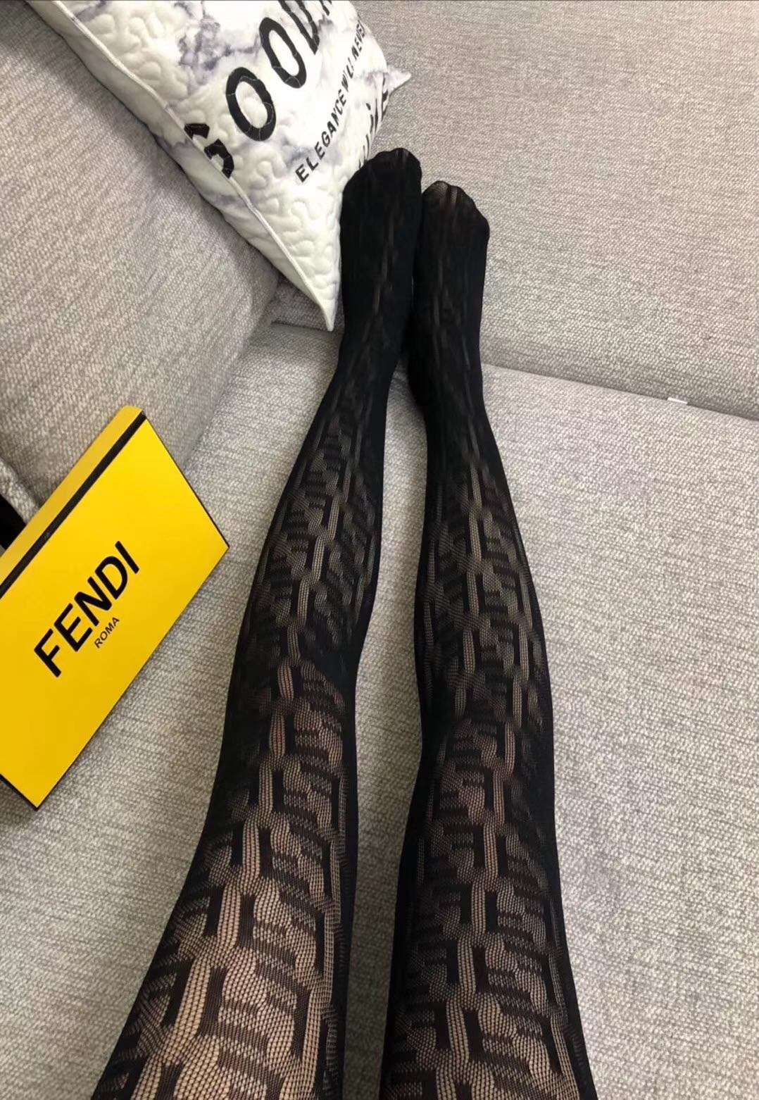 Bagsaaa F**di Black Tights 
