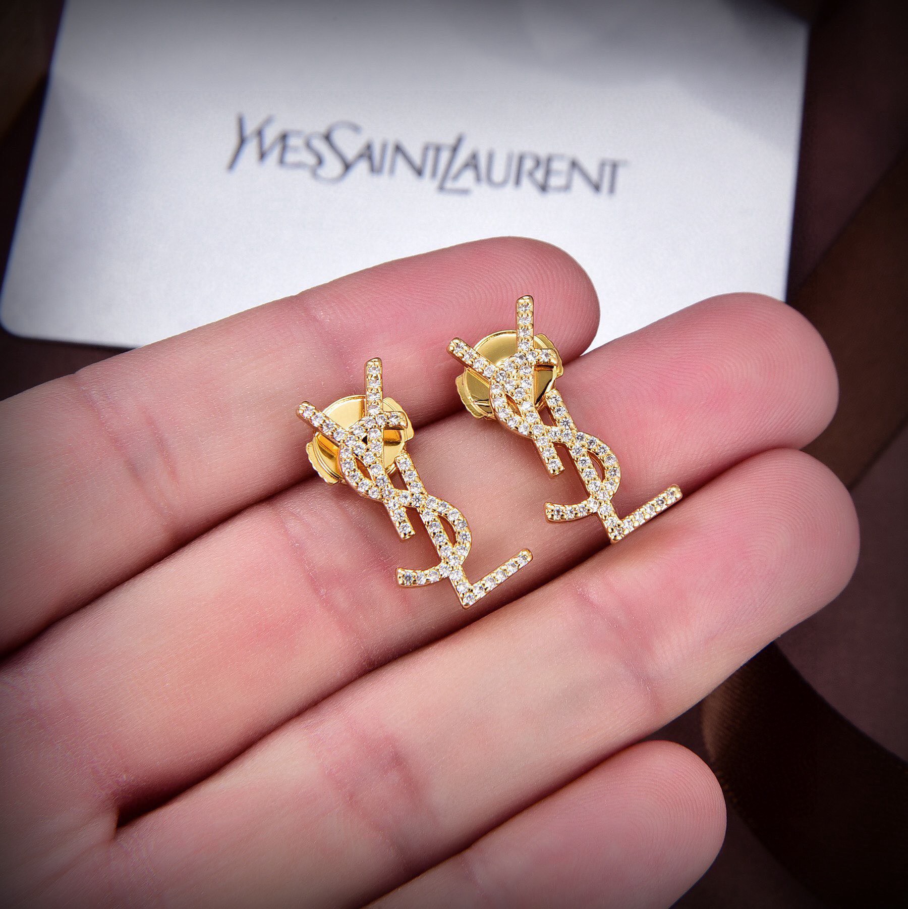 Bagsaaa Y51 Gold Earrings