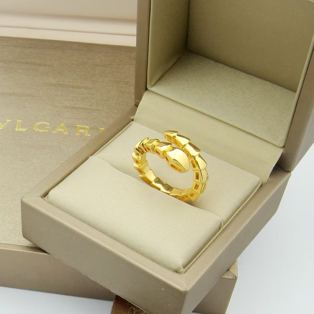 Bagsaaa Bv1g*ai Serpenti Ring 