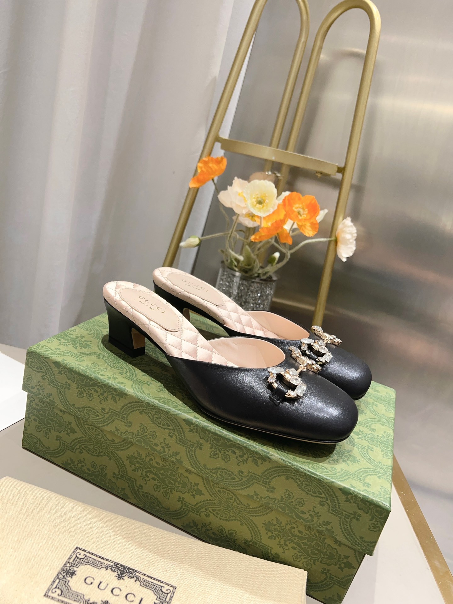 Bagsaaa Gvc*1 Horsebit Mules Black