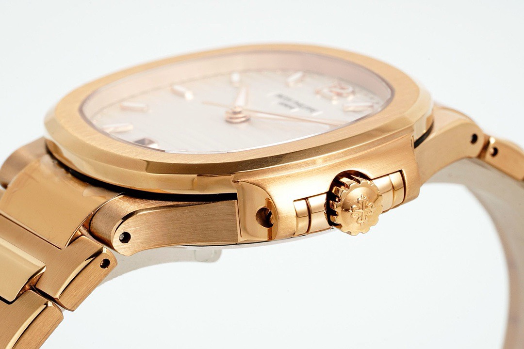 Bagsaaa Pat*k Phi1i*pe Nautilus gold rose 32 mm